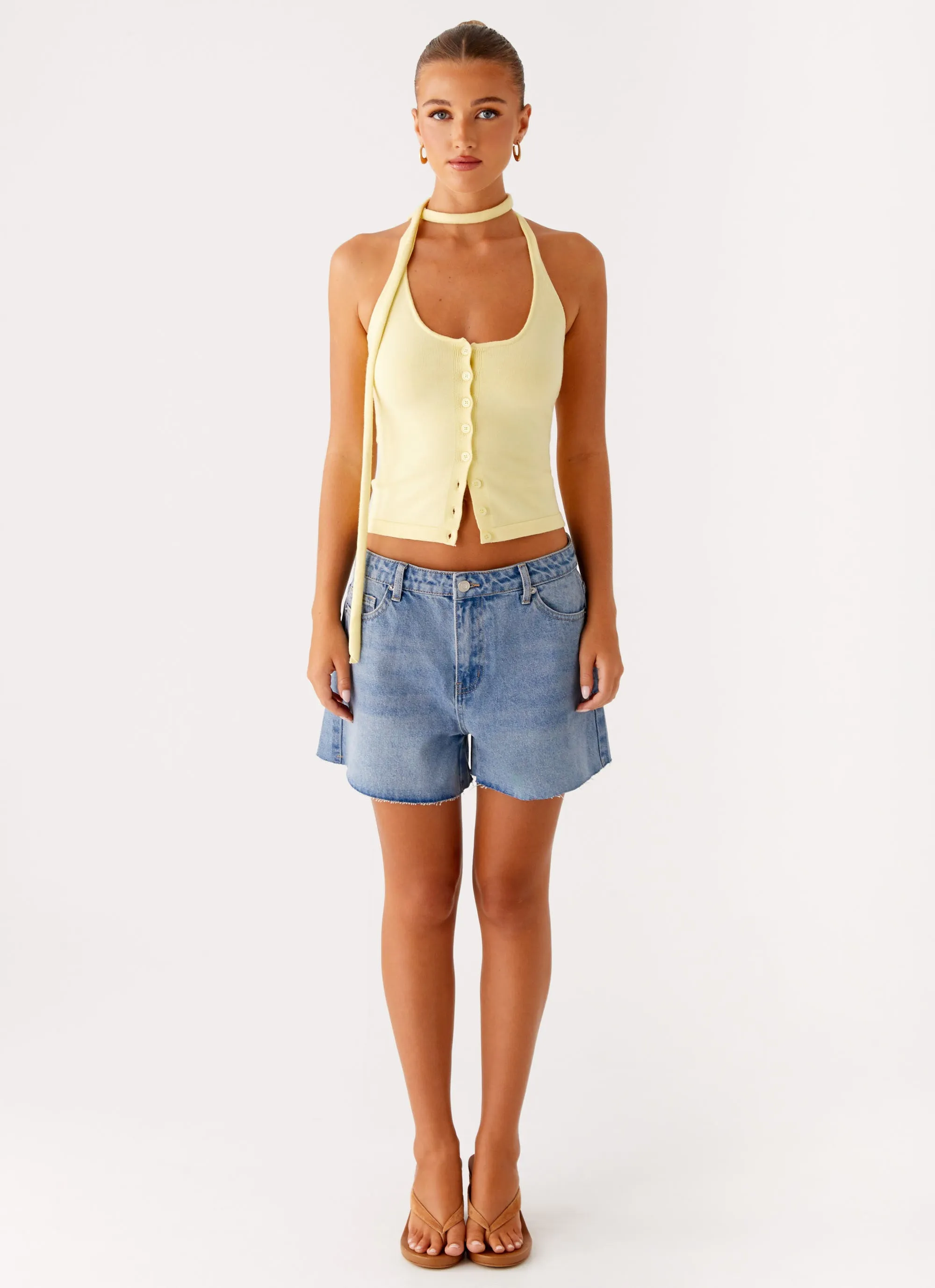 Function Fit Base Look Roland Denim Shorts - Blue