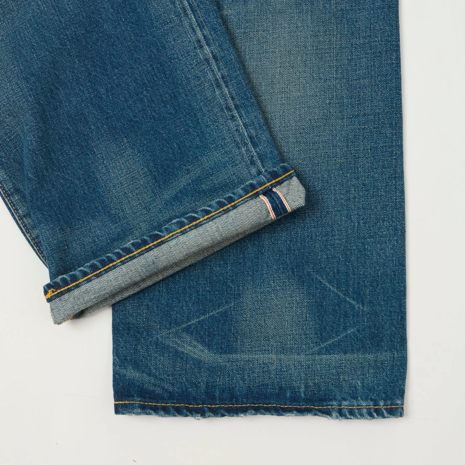 RRL 5-Pocket Selvedge Wide Straight Jean - Grandfalls Wash Classic Fit Weekend Getaway Outdoor Adventure Picnic Style