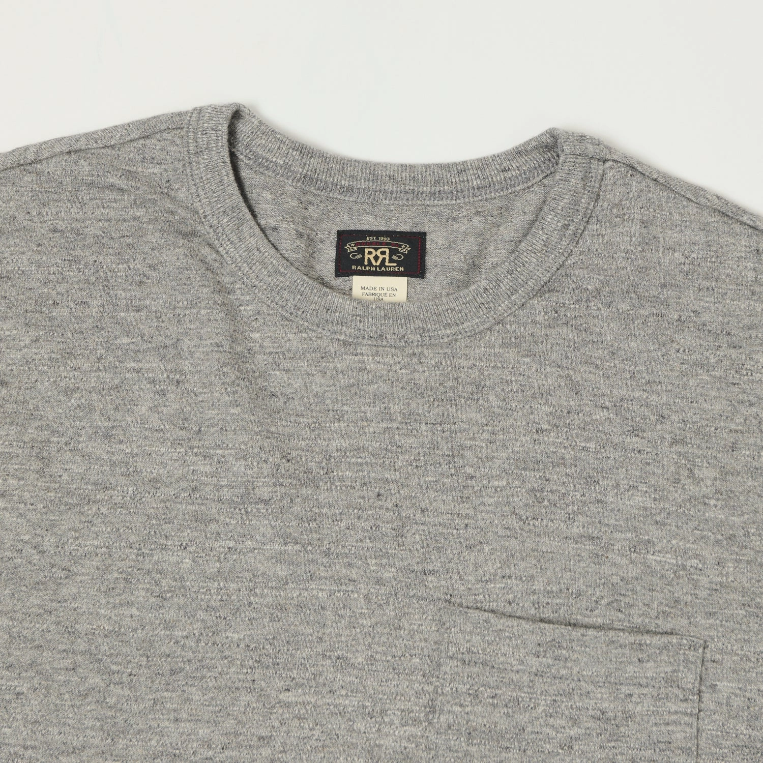 Perfect Wear Light Casual RRL Pocket T-Shirt Two-Pack - Heather Grey