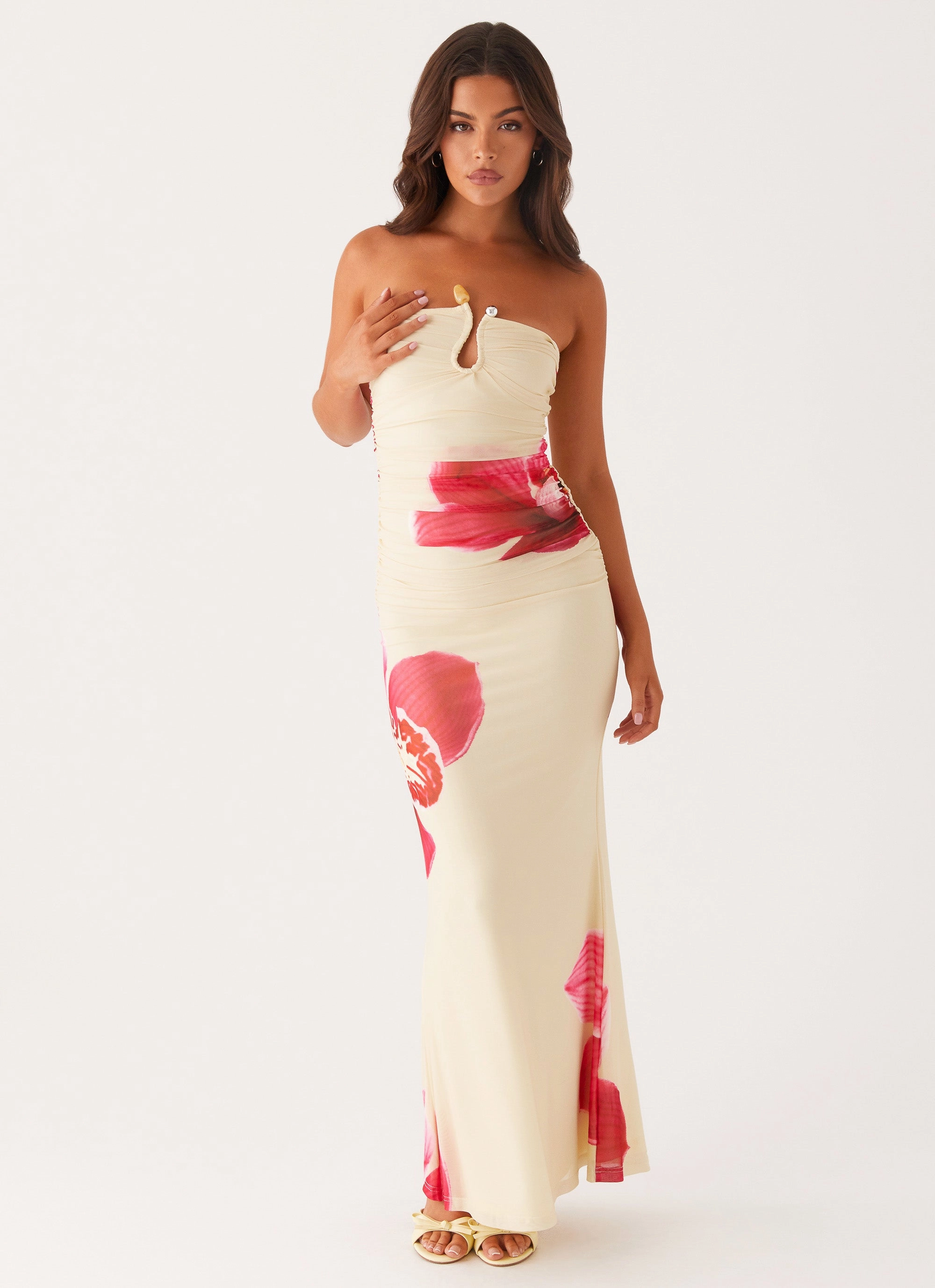 Romantic Vibes Rudy Maxi Dress - Orchid Yellow
