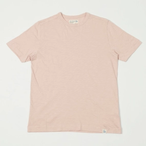 Recycled Polyester Chilly Day Essentials Merz b. Schwanen 'Good Basics' SCT04 Pima Slub Cotton Tee - Dusted Pink
