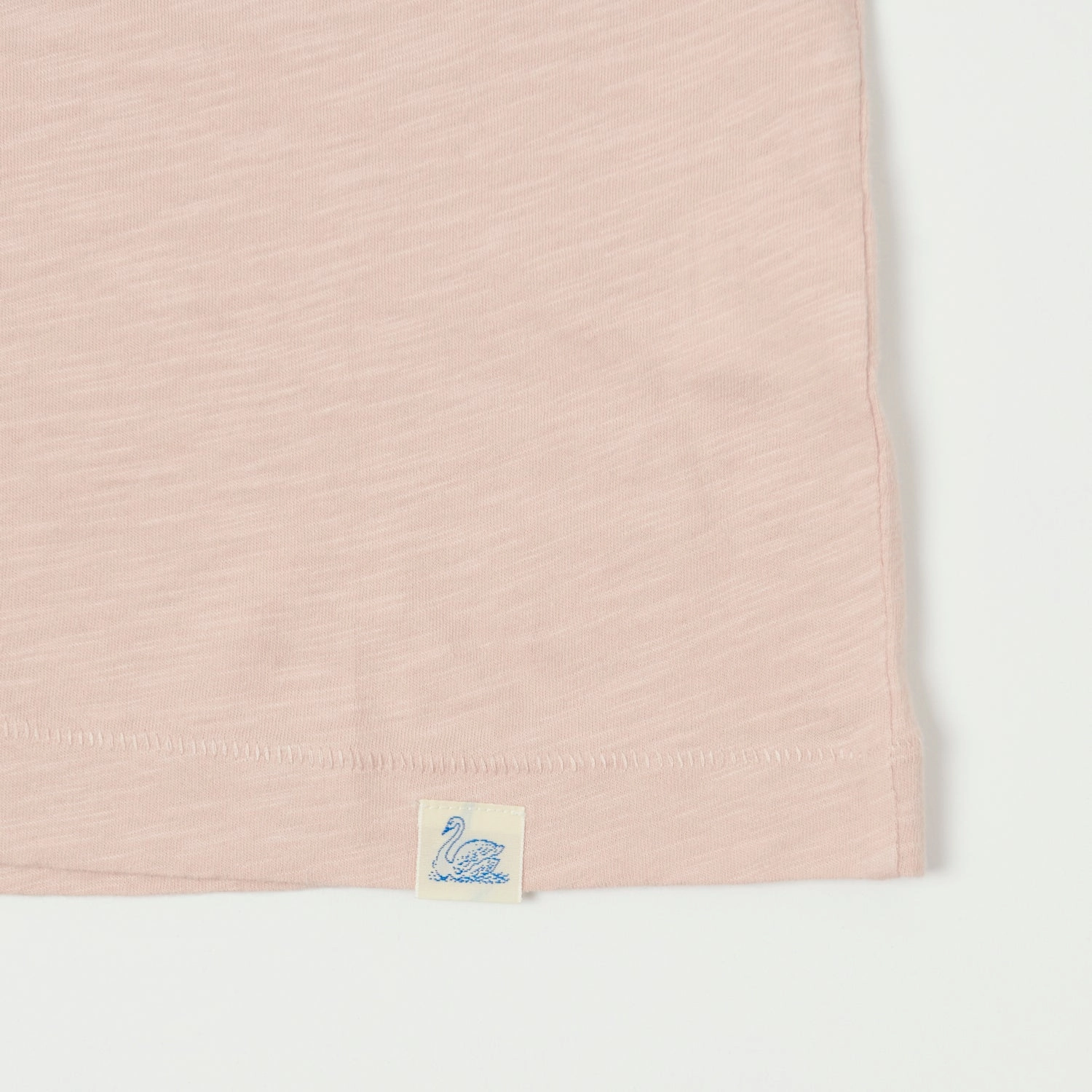 Merz b. Schwanen 'Good Basics' SCT04 Pima Slub Cotton Tee - Dusted Pink Fashion and Comfort