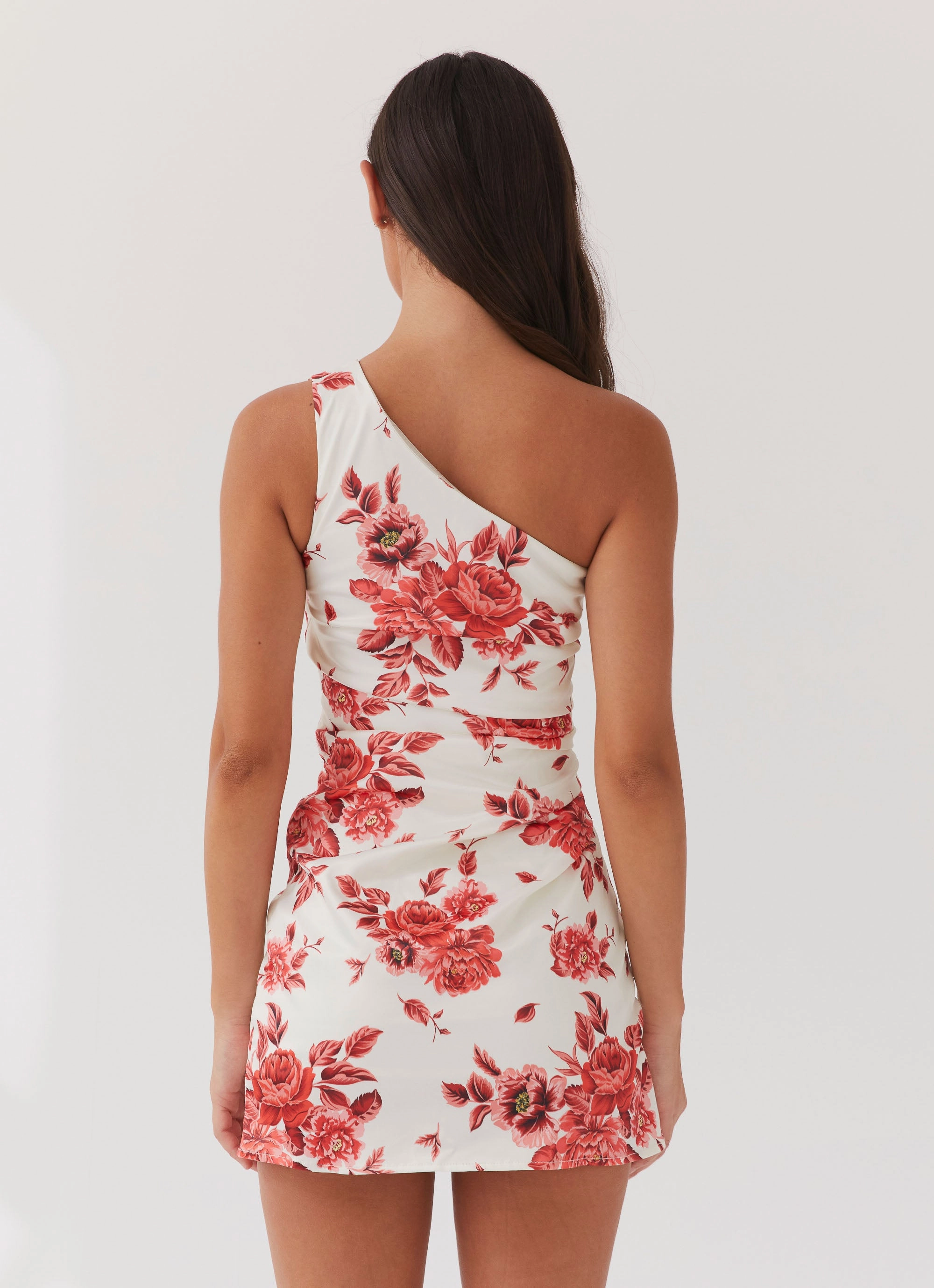 Sovere Satin Mini Dress - Rosa Floria Feel Good