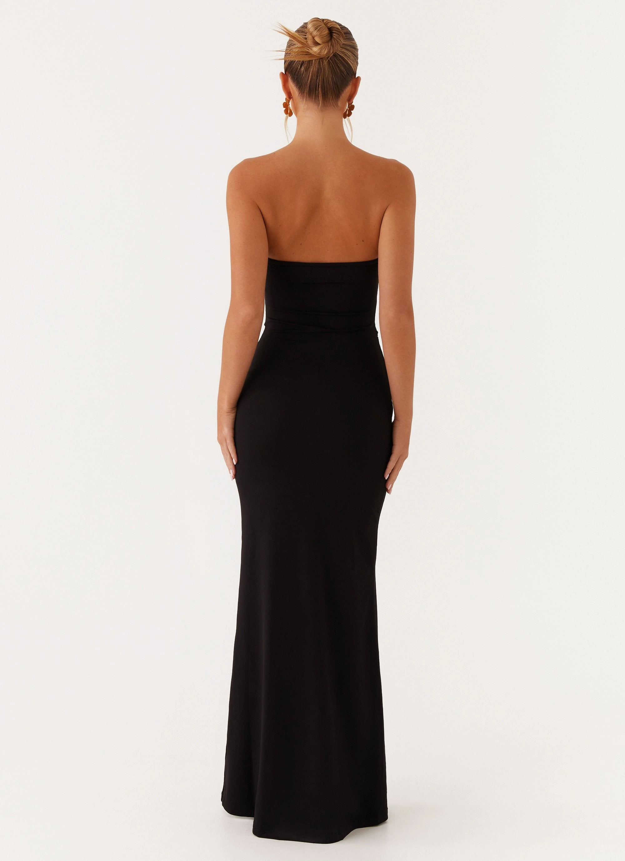 Save Me Maxi Dress - Black Jewel Tones Power Soft