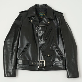 popular among adults Schott NYC 'Perfecto' Horsehide Leather Motorcycle Jacket - Black