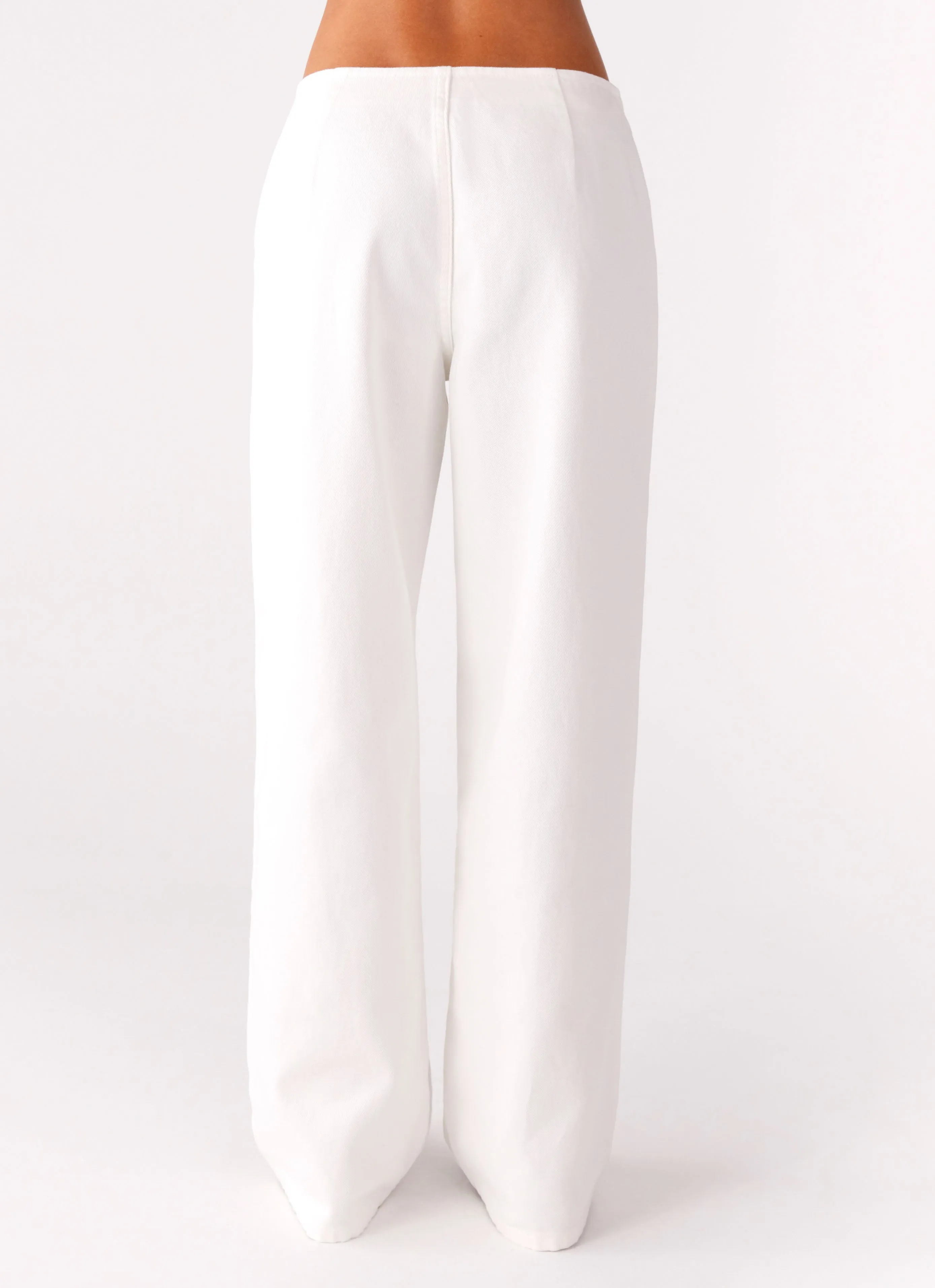 Always Needed Texas Low Rise Jeans - White