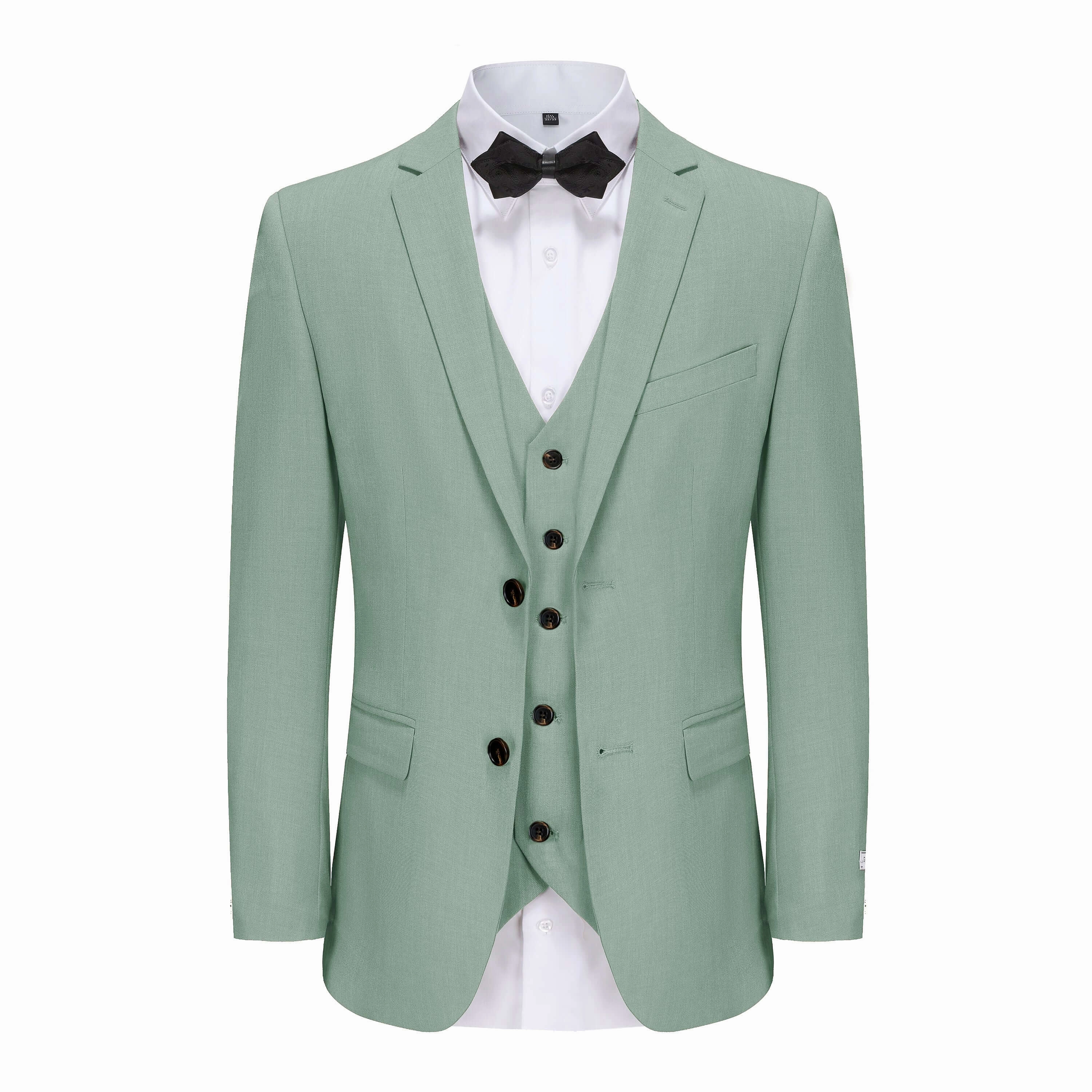 Business Wear Men's 3-Piece Classic Fit Performance Stretch Suit