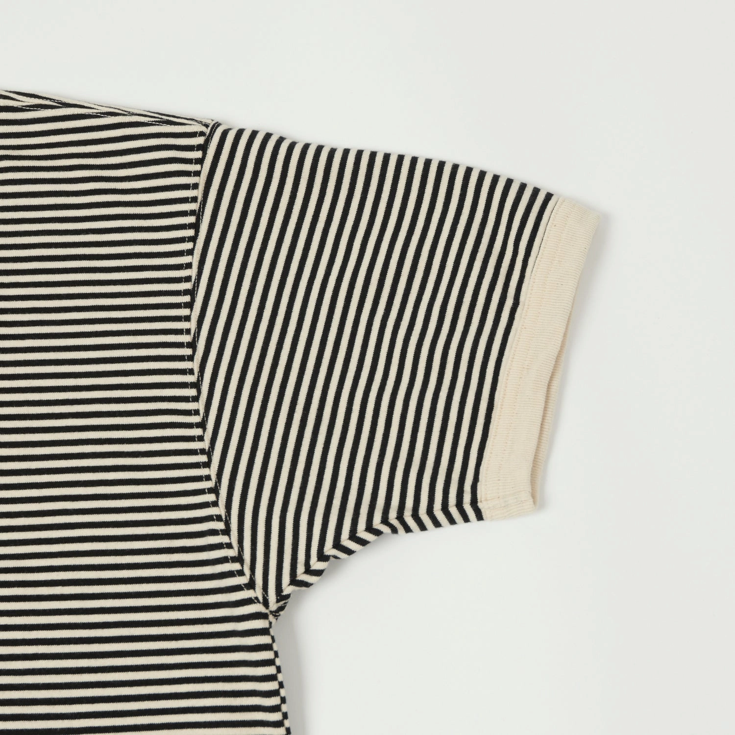 TOYS McCOY 'The Great American Hero' Stripe T-Shirt - Ivory/Black Weekend Ready