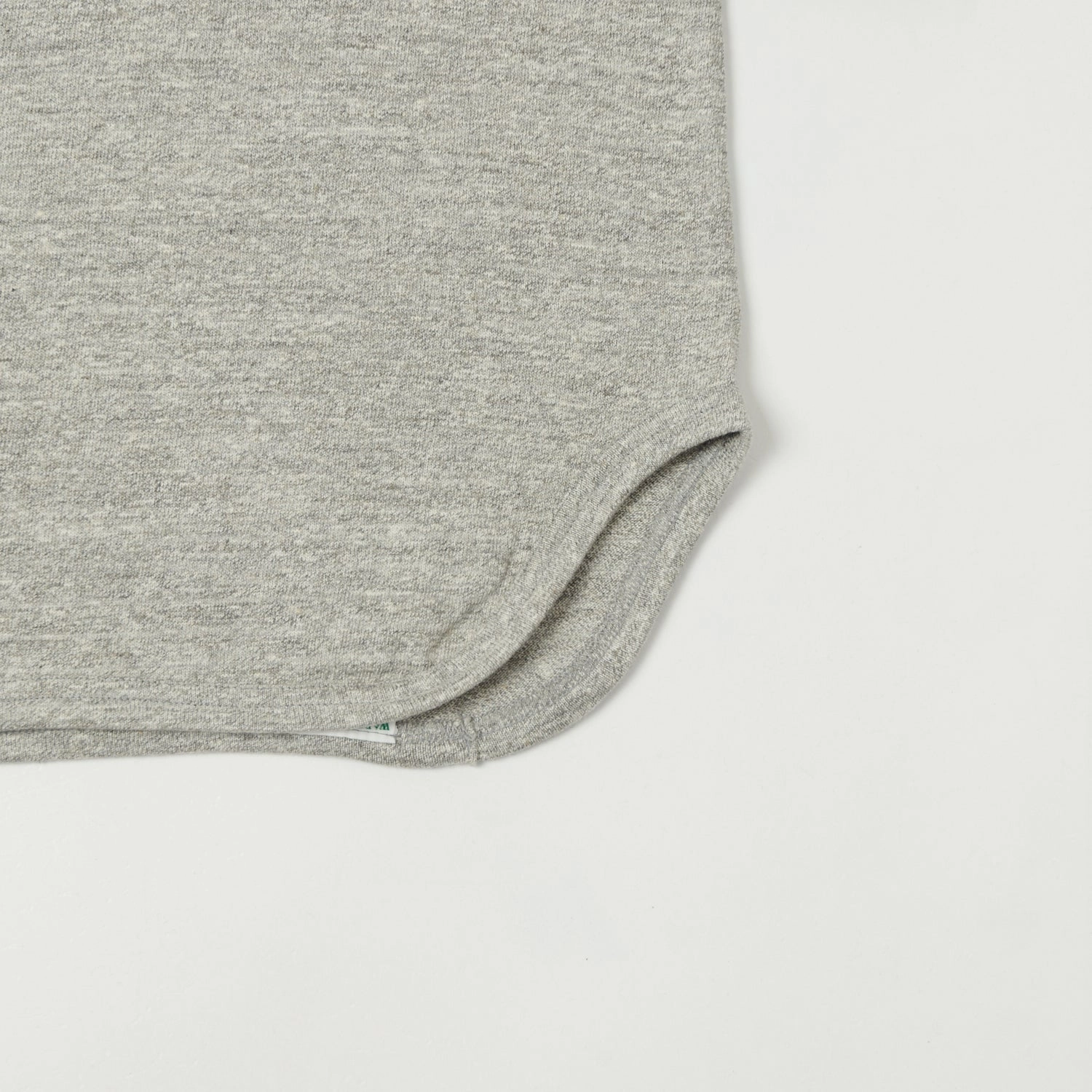 Warehouse & Co 4800 'Camp Baumann' Baseball T-Shirt - Heather Grey/Sumikuro Soft Waistband