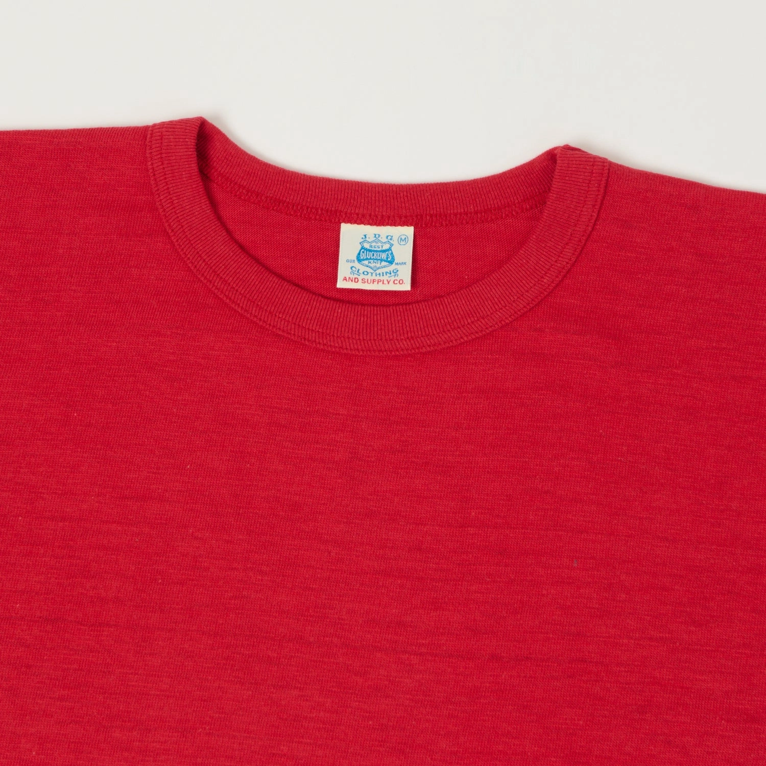 John Gluckow Lot. JG-CS06 Plain T-Shirt - Red Cozy Touch
