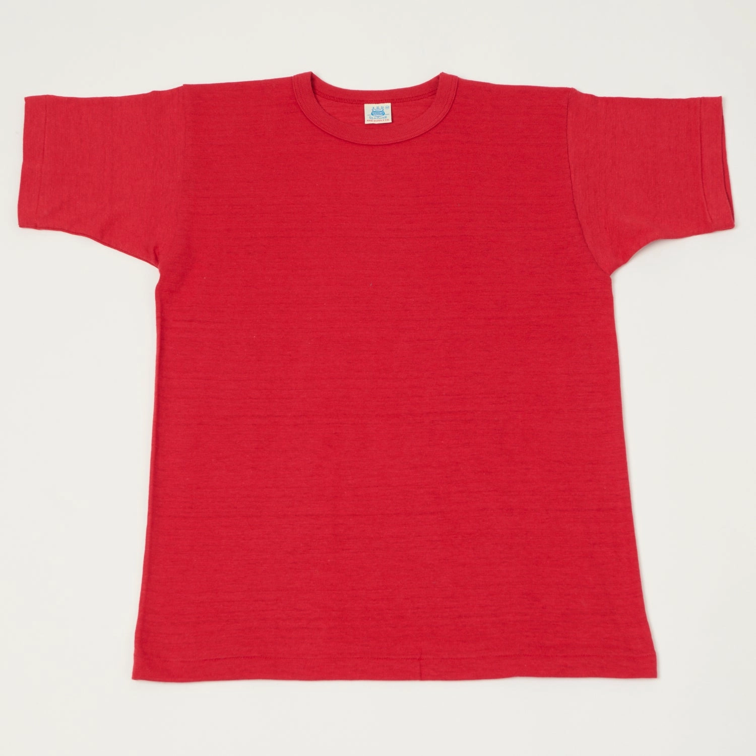 John Gluckow Lot. JG-CS06 Plain T-Shirt - Red Relaxed Wearable