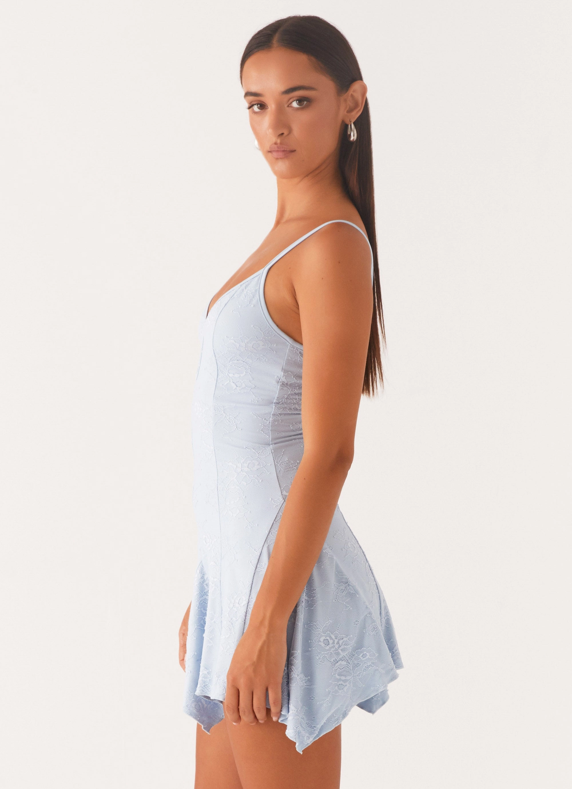 garden wedding Gradient Shade Surry Mini Dress - Blue