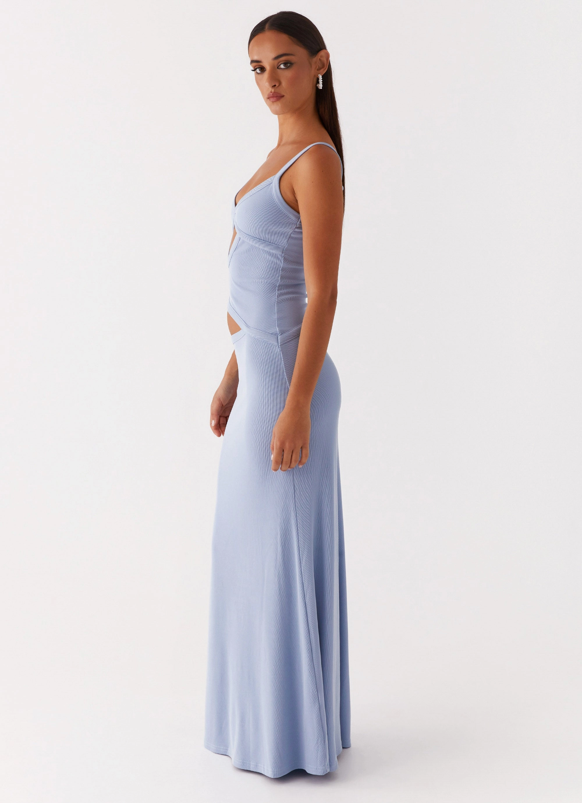 Perfect Fit Chill Design Jocelyn Maxi Dress - Blue