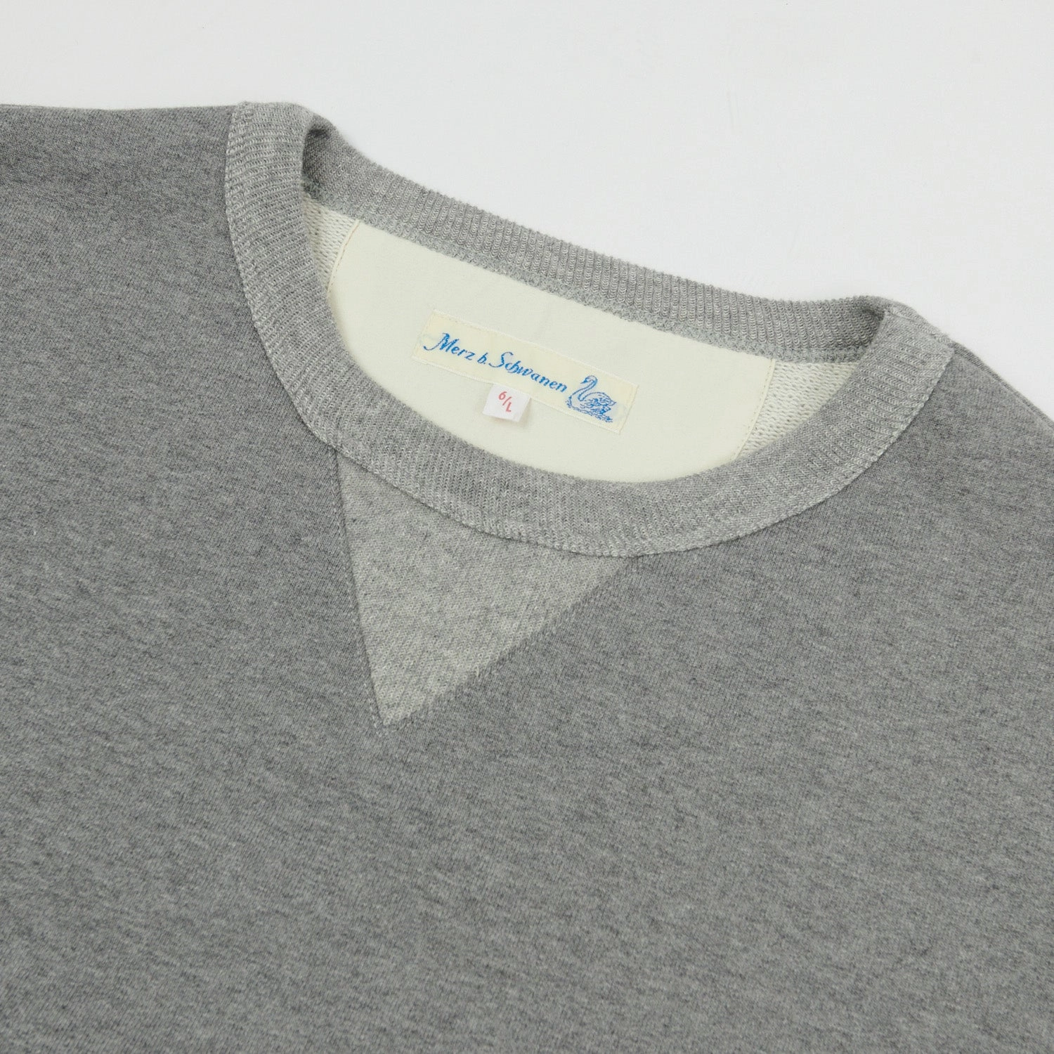 Merz b. Schwanen 346 Classic Sweatshirt - Anthra Melange easy to pair Versatile Layer