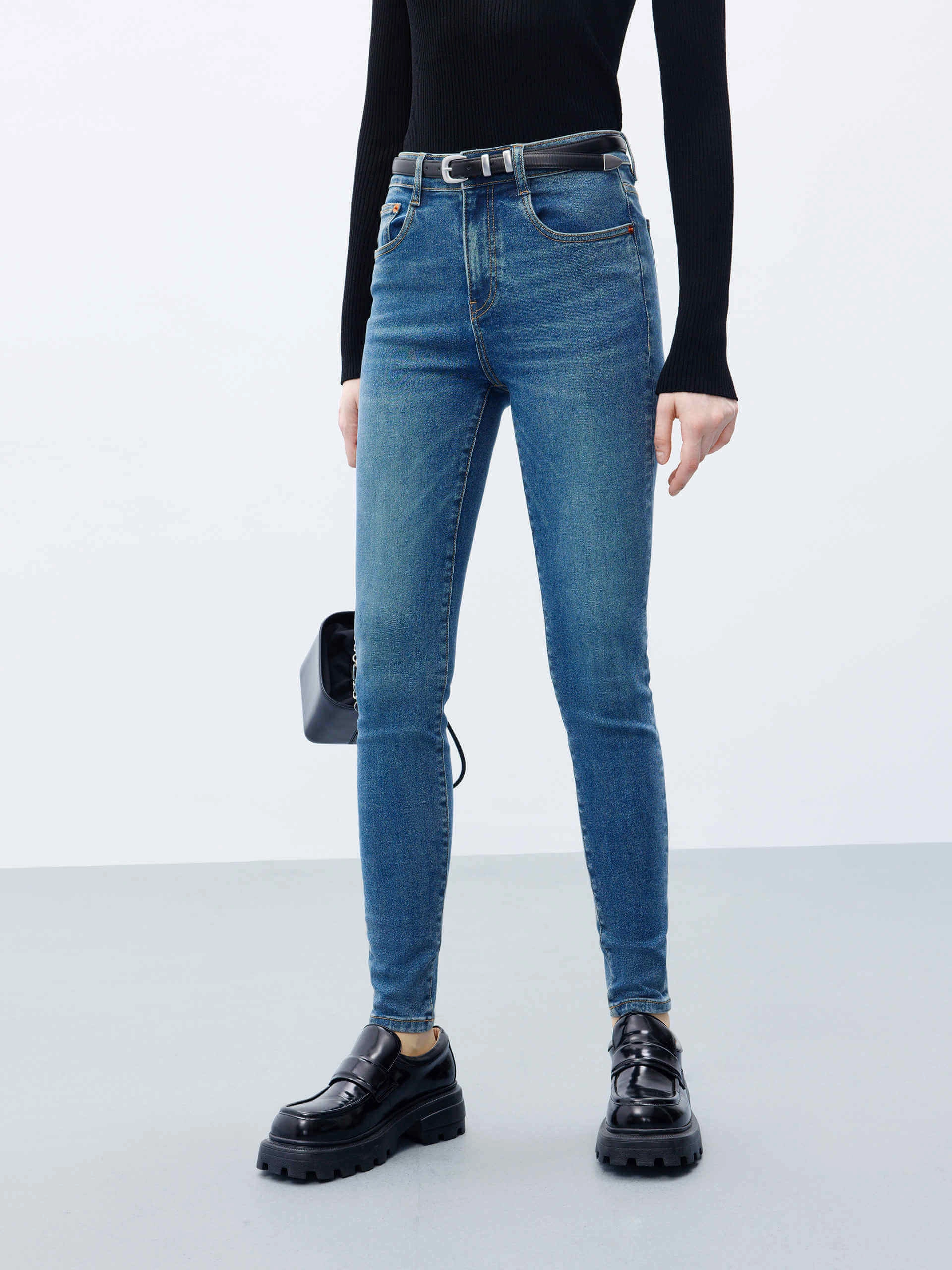 Skinny High Rise Jeans Fresh casual