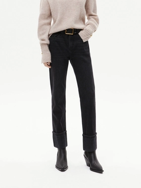 Family Style Slim Outdoor Adventure Stylish Family Style Cotton Turn Up Ankle Jeans