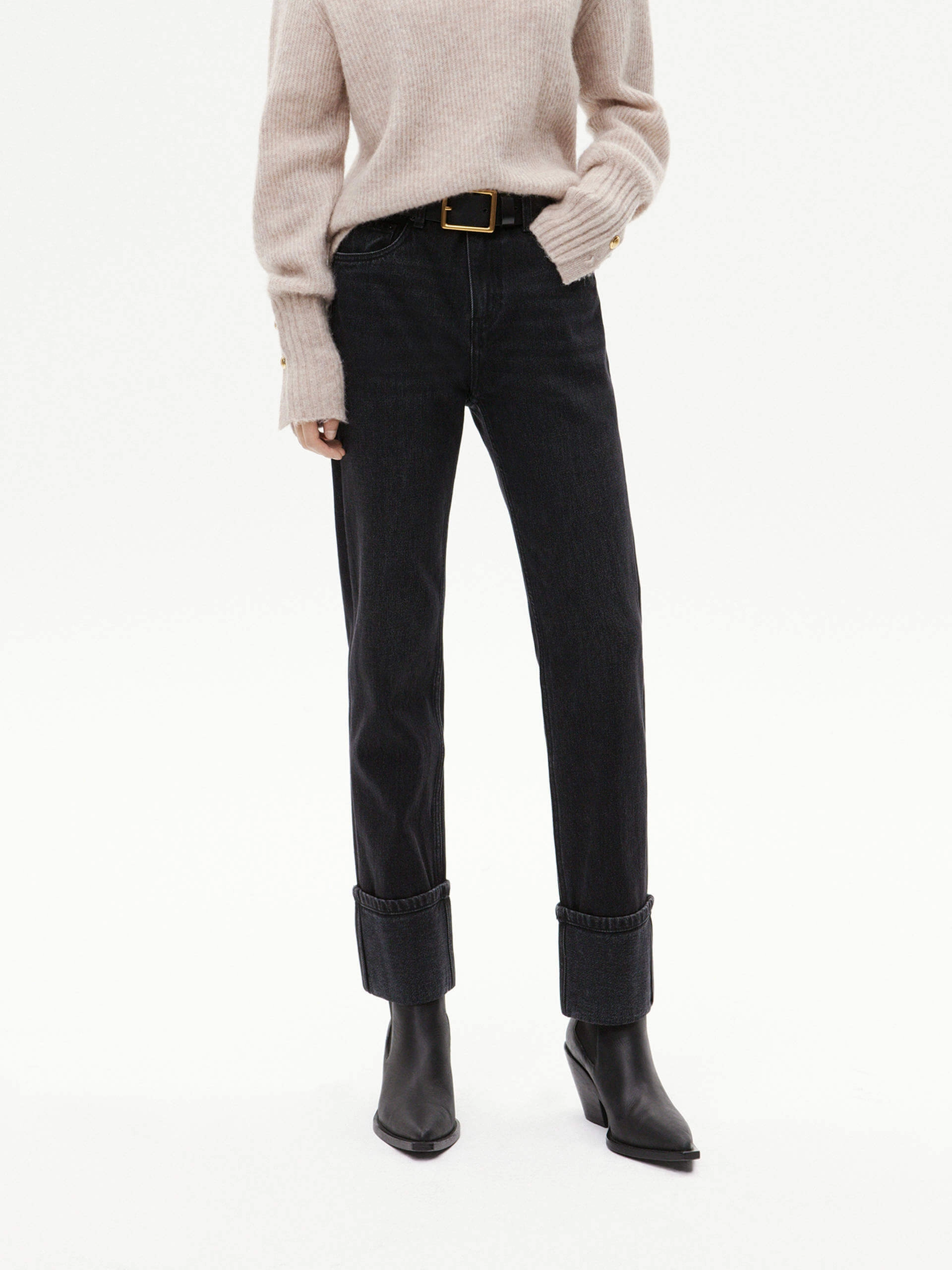 Modern Attire Spring Mood Affordable Cotton Turn Up Ankle Jeans