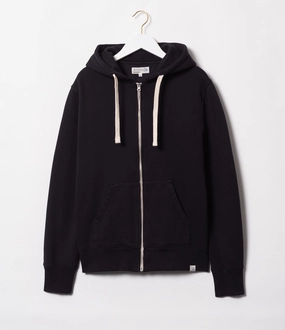 Merz b. Schwanen 'Good Basics' Full Zip Hoodie - Charcoal product wedding guest charm Classic Fit