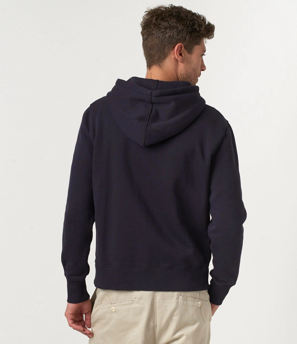 Merz b. Schwanen 'Good Basics' Full Zip Hoodie - Charcoal Bright Colors