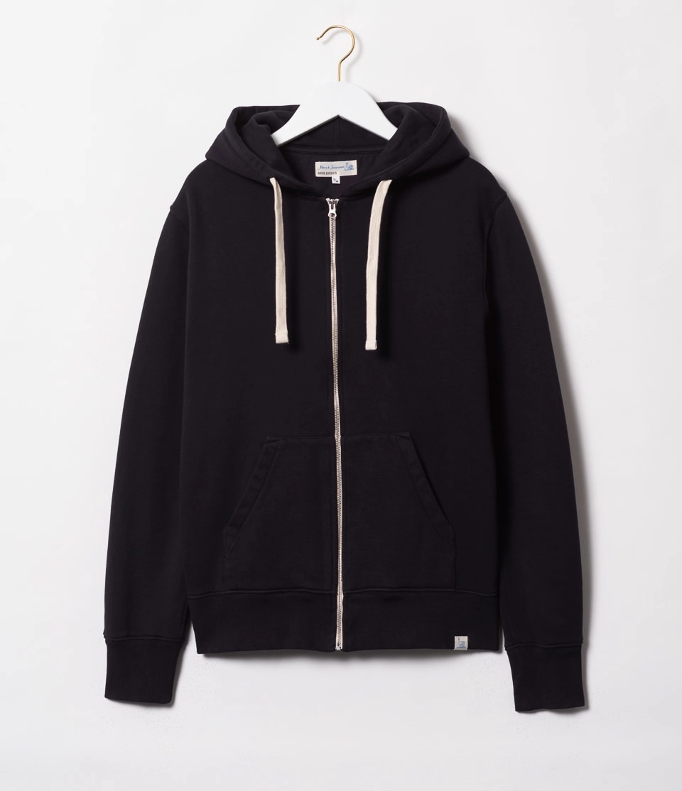 Merz b. Schwanen 'Good Basics' Full Zip Hoodie - Charcoal product wedding guest charm Classic Fit