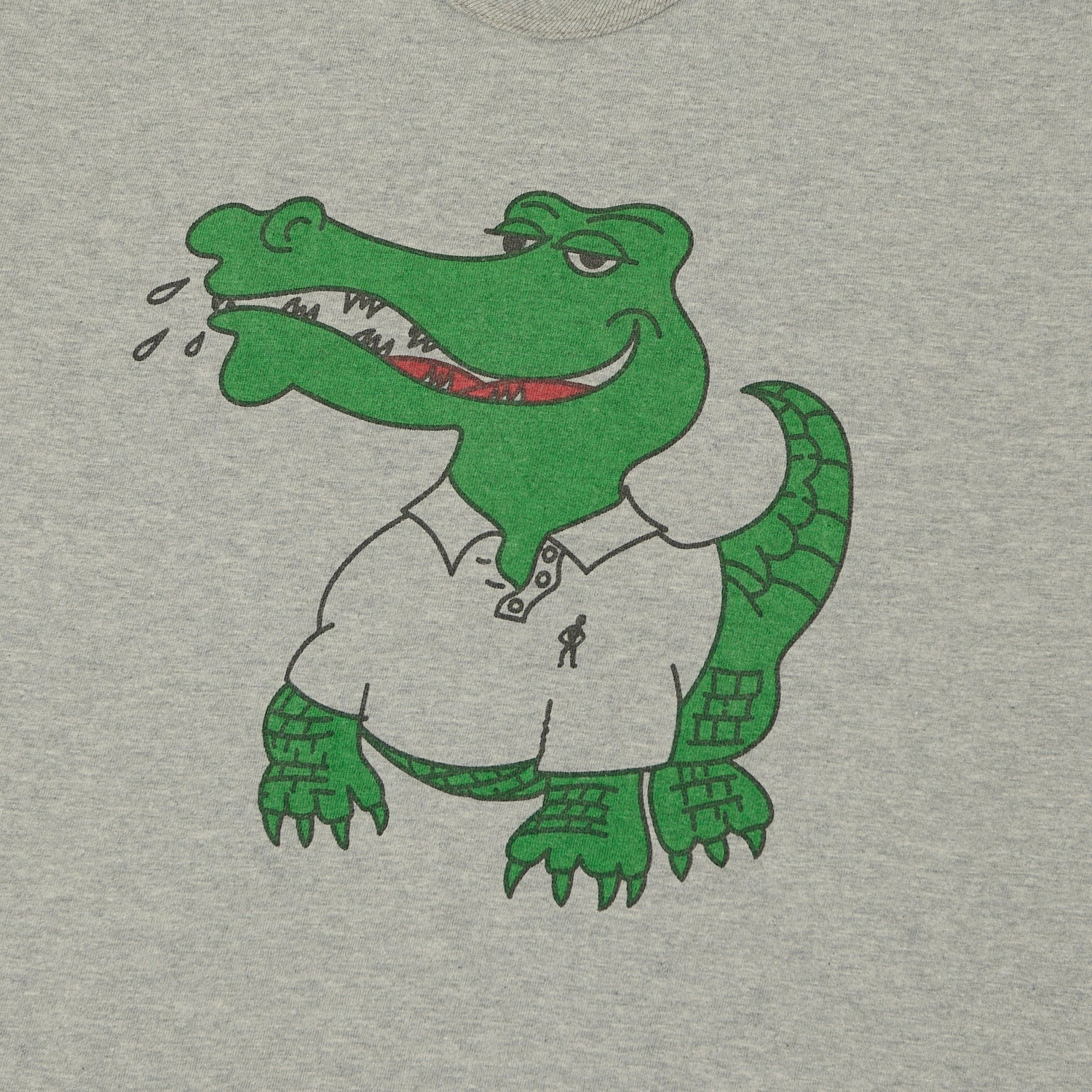 Durable Colorfast Finish Warehouse & Co 4064 'Crocodile' T-Shirt - Heather Grey