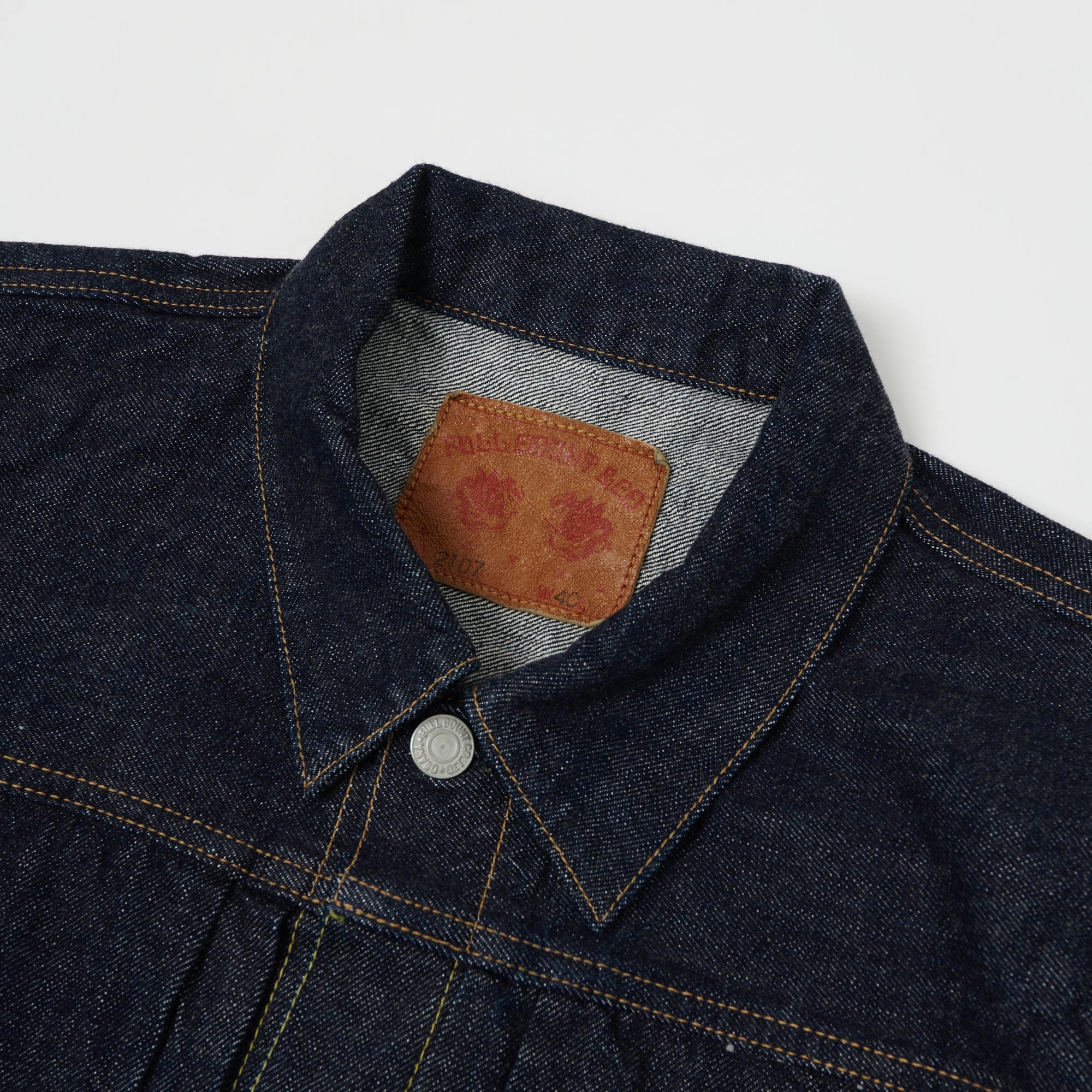 Full Count 2107 13.75oz Type I Denim Jacket - One Wash Ergonomic Tailoring