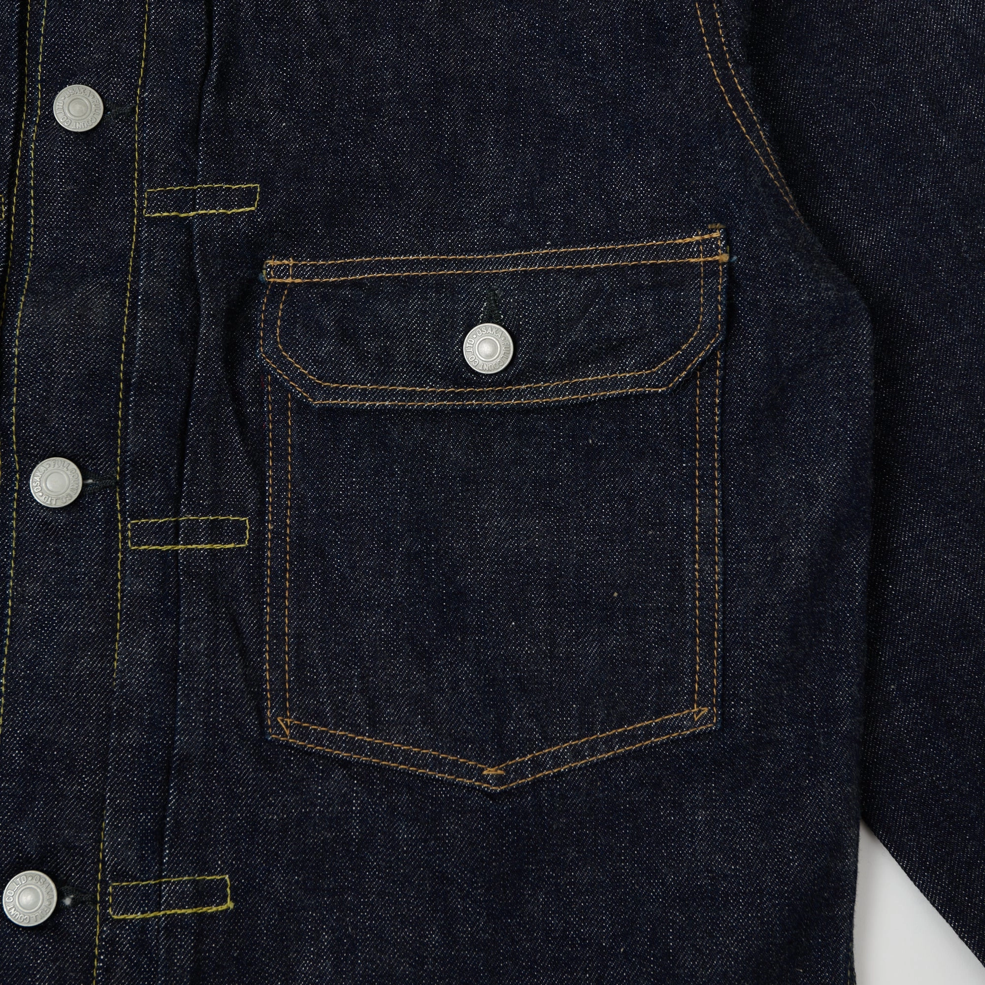 Gravity Defying Weight Full Count 2107 13.75oz Type I Denim Jacket - One Wash