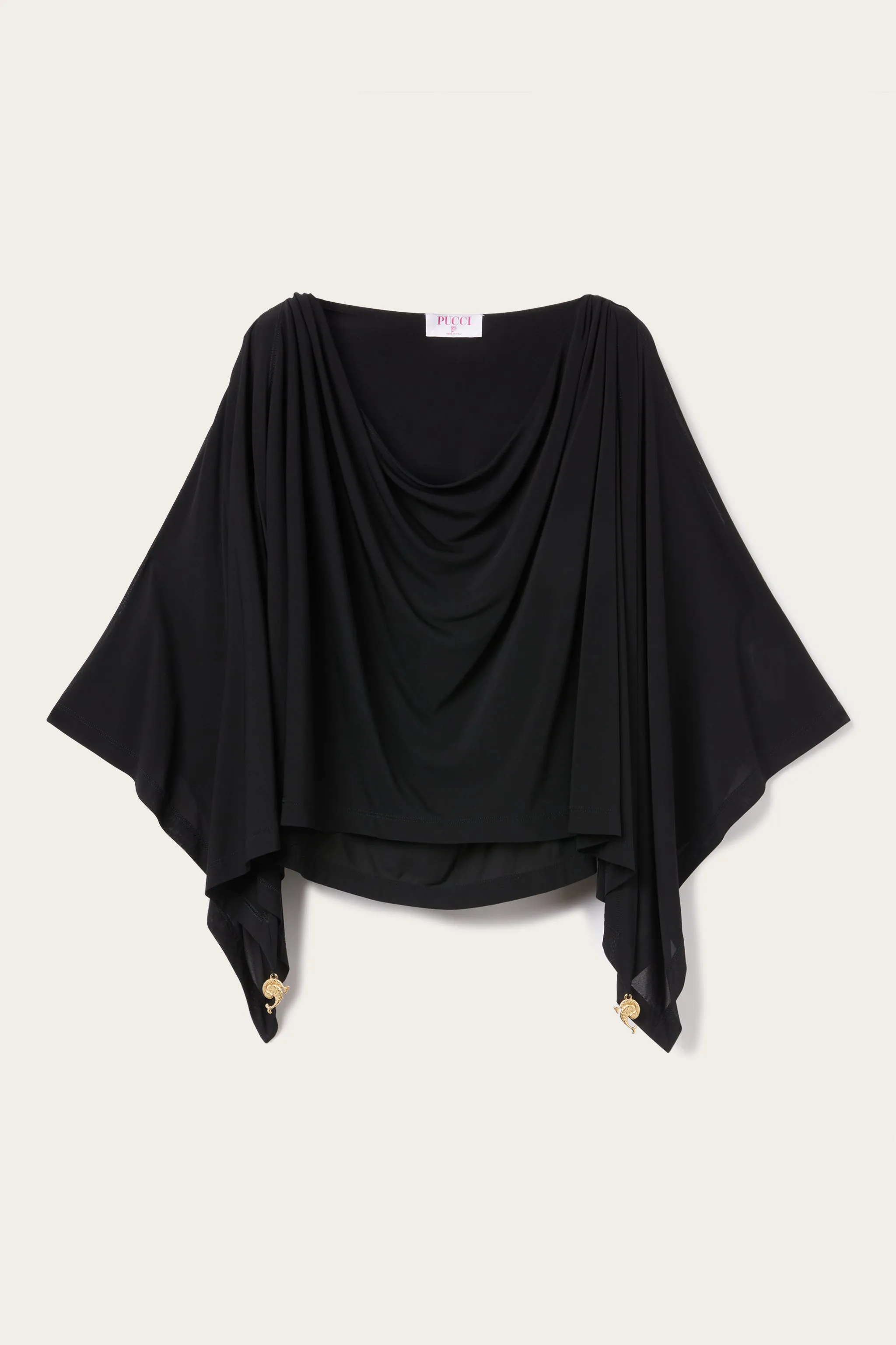 Boho chic Draped Sleeves Top