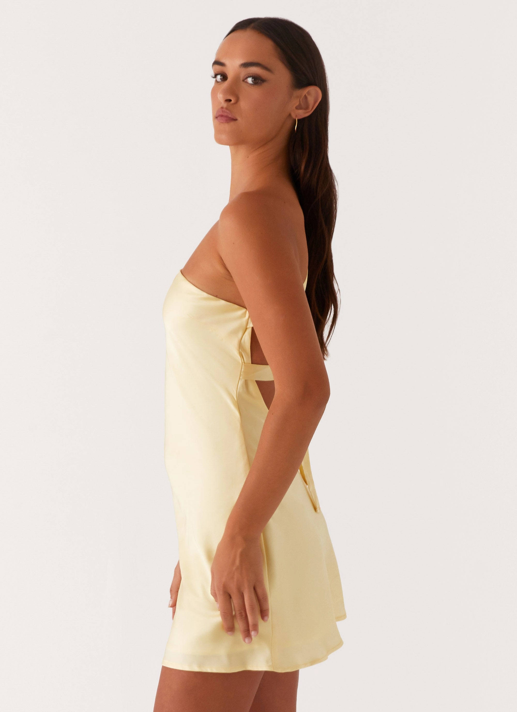 Lights Out Mini Dress - Yellow Party Safe