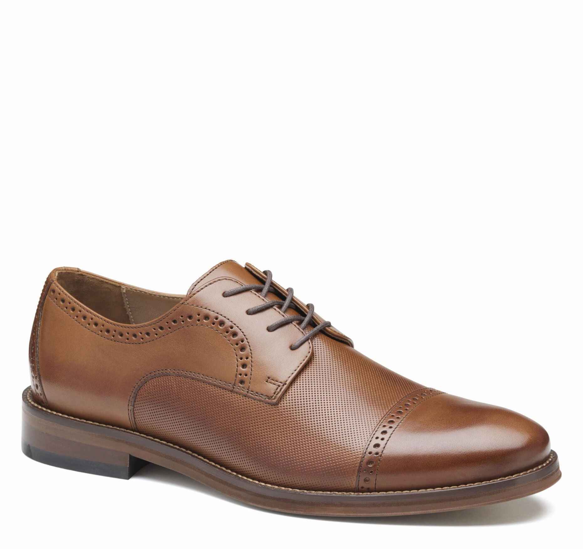 Stable Fit Networking Event White Collar Oxfords Johnston & Murphy Men's Sutton Embossed Cap Toe  Shoe