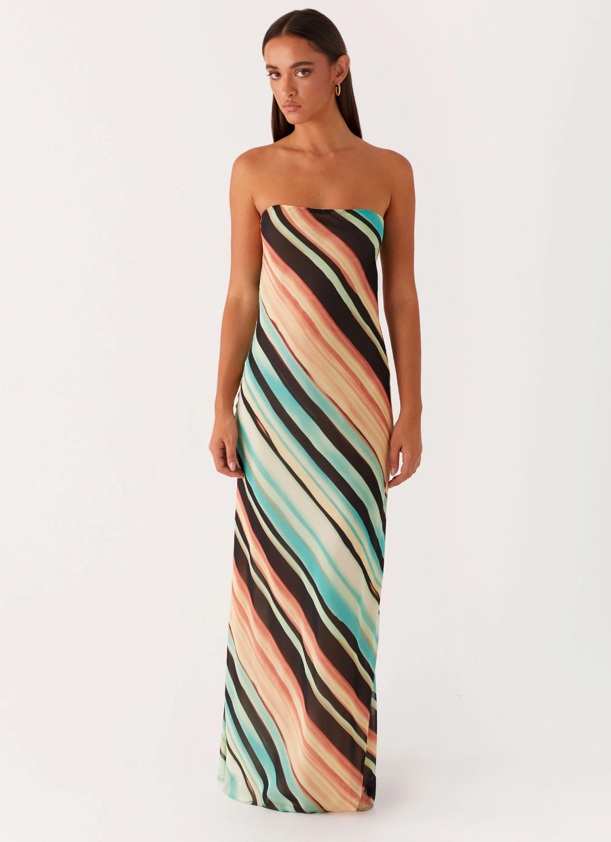 Lightweight Piece Day Ready Look Como Maxi Dress - Stripe