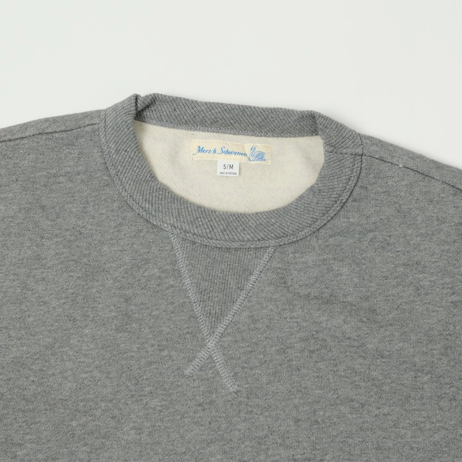 Breathable Layer Merz b. Schwanen 'Good Basics' Athletic Sweatshirt - Grey Melange