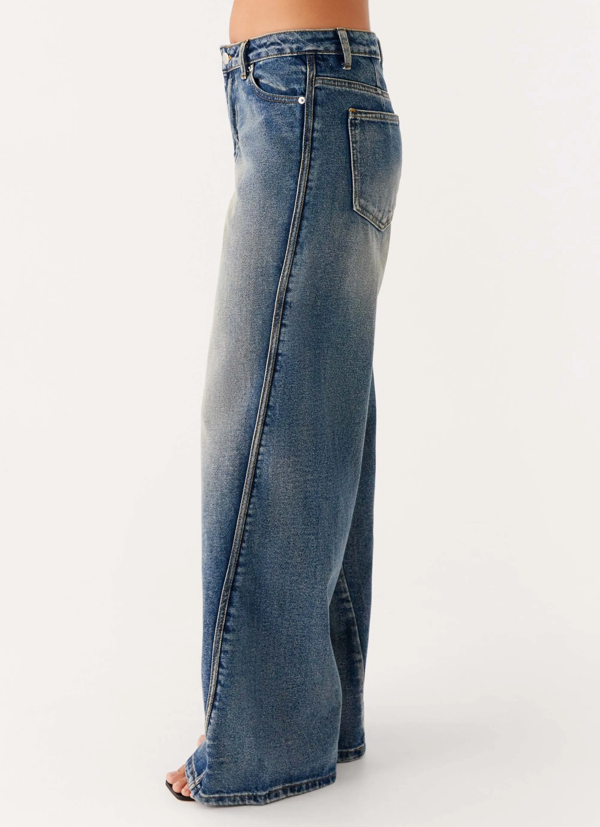 Calico Denim Jeans - Indigo Everyday Outdoor Enthusiast Vibrant