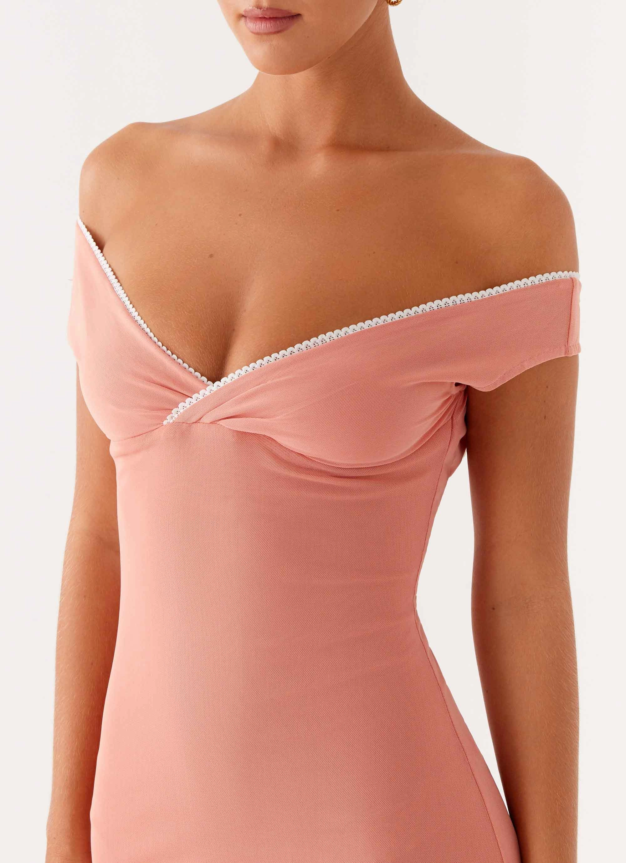 AdjustableStraps Katiya Maxi Dress - Peach