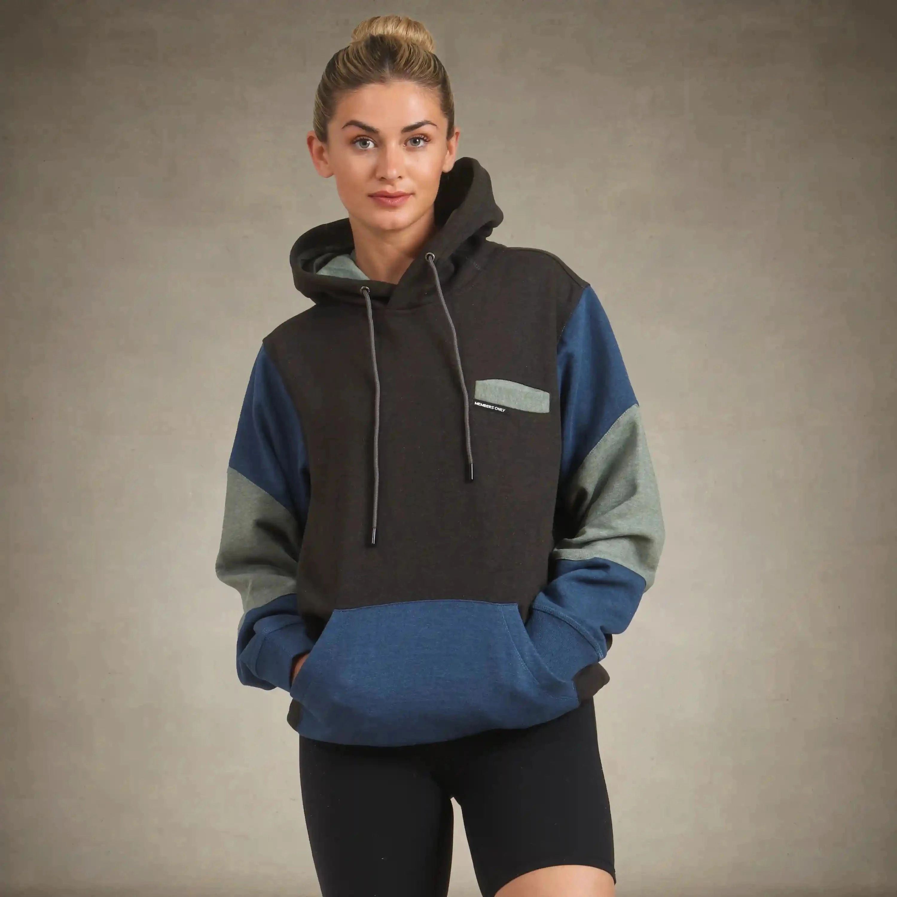 Women's Drew Colorblock Oversized  Hooded Sweatshirt Golf wear