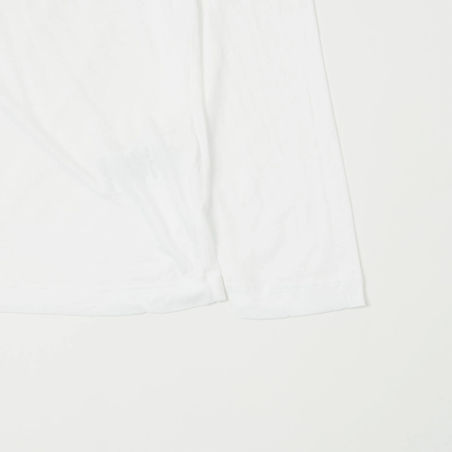 Hartford Lightweight Jersey Henley - White Basic Piece Slim Waistband