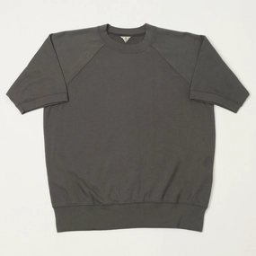 FilMelange 'Elmer' Short Sleeve Sweatshirt - Charcoal Comfy Basics