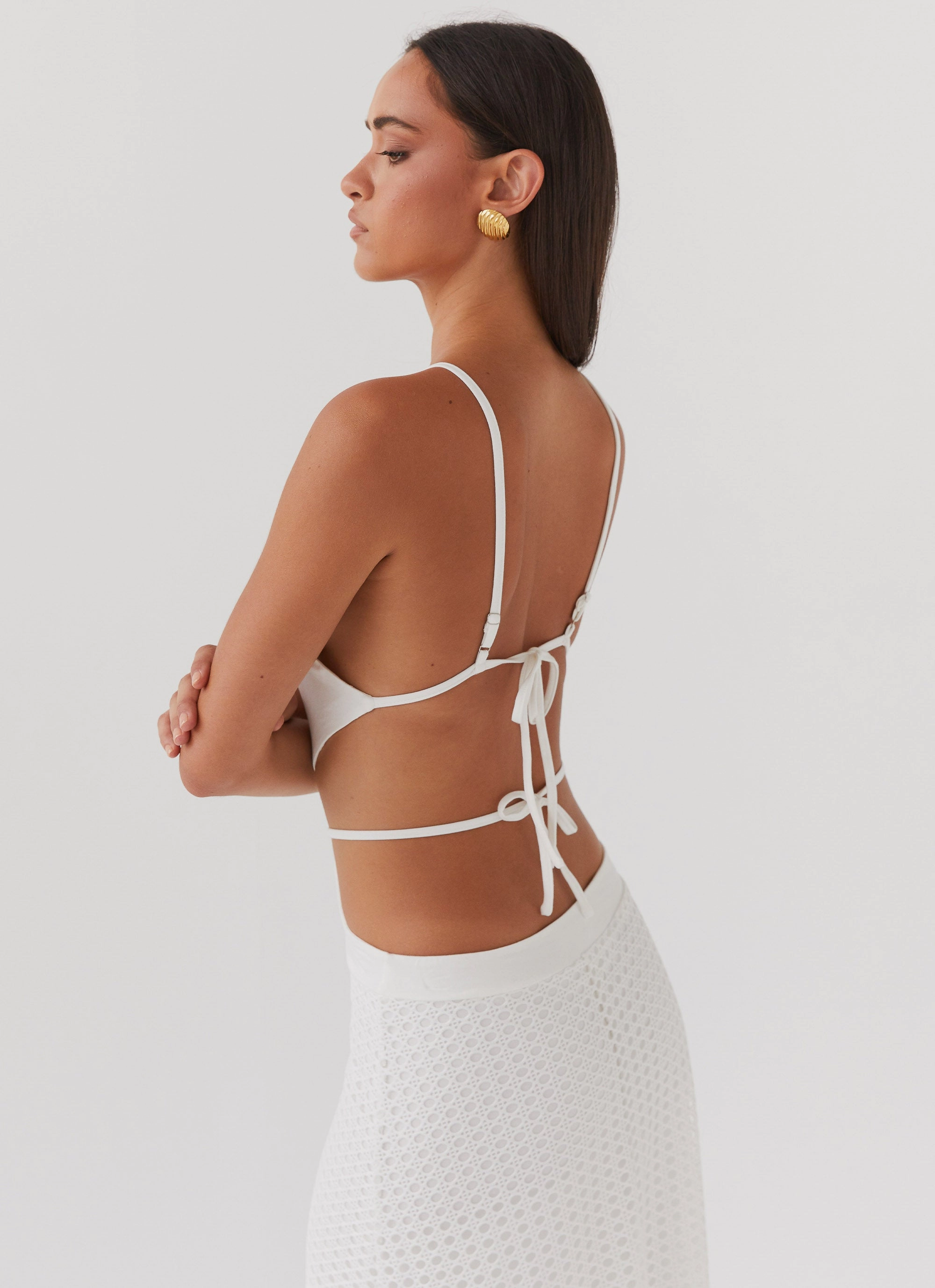 garden party Family Glow Enchanted Melodies Maxi Dress - White