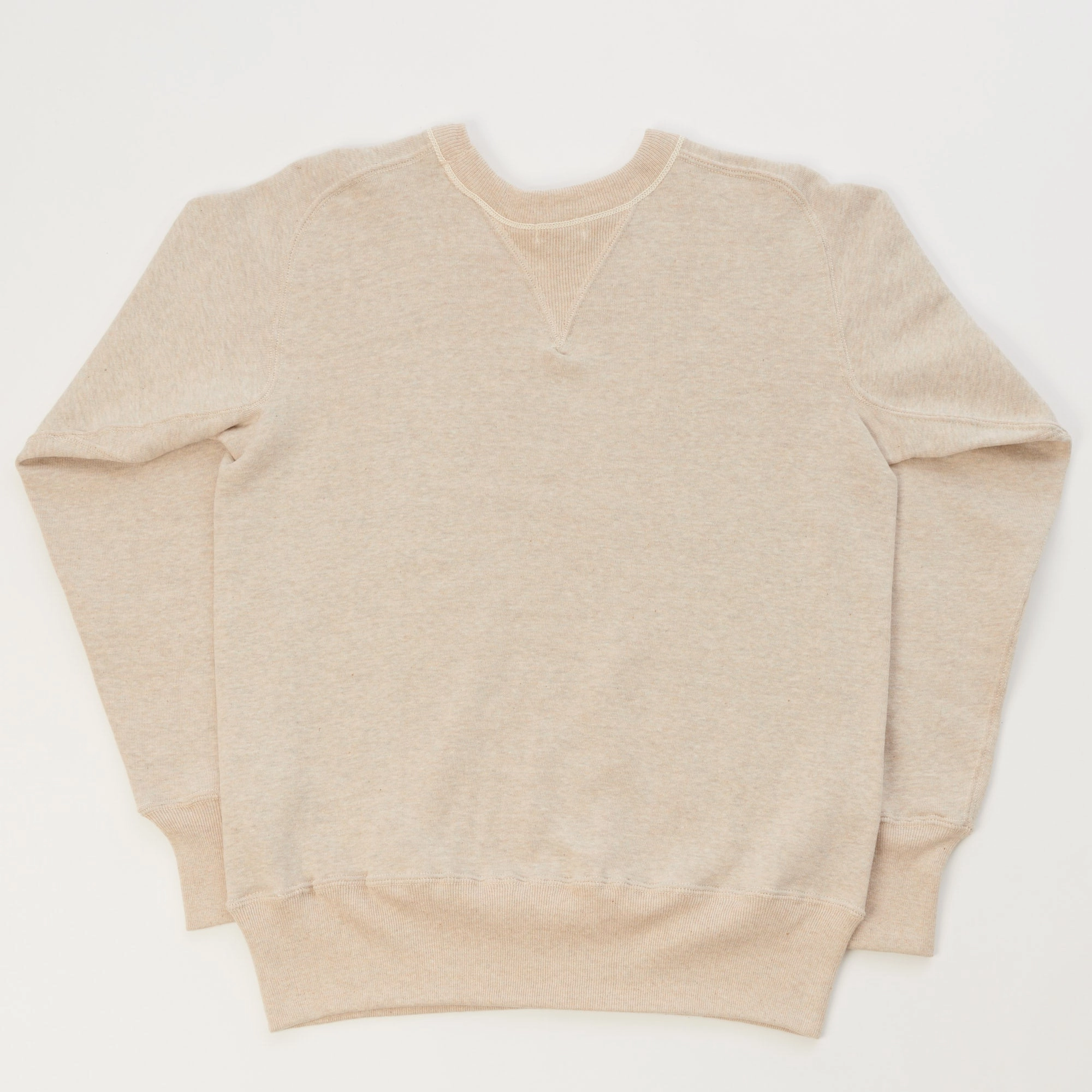 Warehouse & Co 404 Freedom Sleeve Sweatshirt - Oatmeal Trendy Outerwear