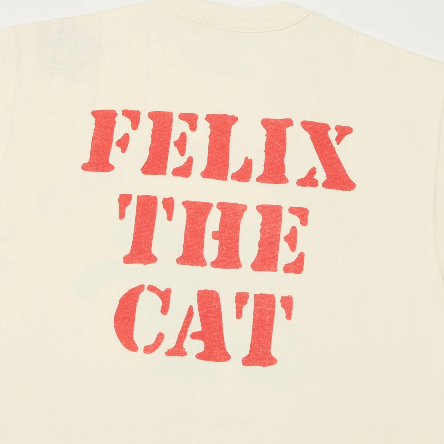 TOYS McCOY Felix The Cat 'Tough Minded' T-Shirt - Off White Structured silhouette