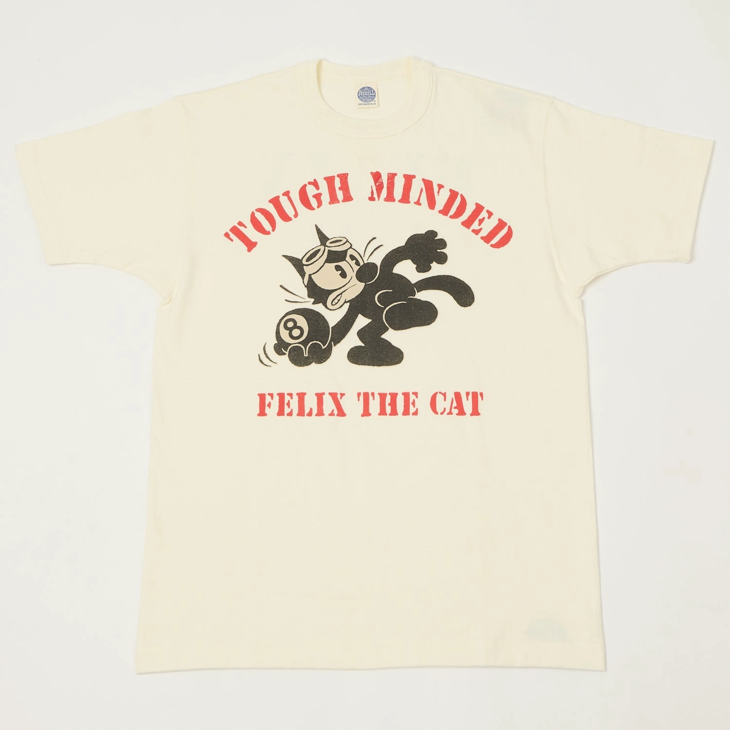 Modern Trend Look Light Casual Wear TOYS McCOY Felix The Cat 'Tough Minded' T-Shirt - Off White