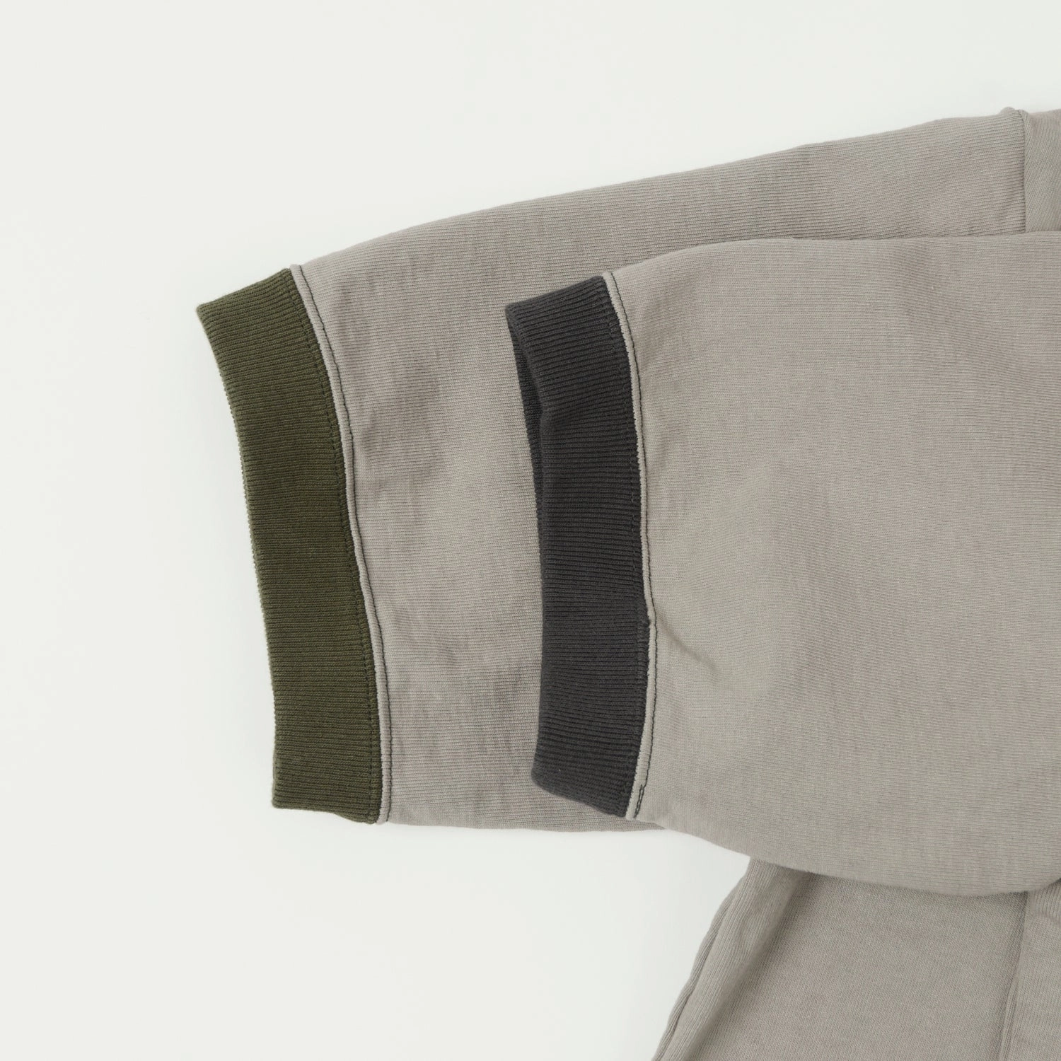 Jackman Dotsume Rib T-Shirt - Grey/4C Lightweight Comfort Wear