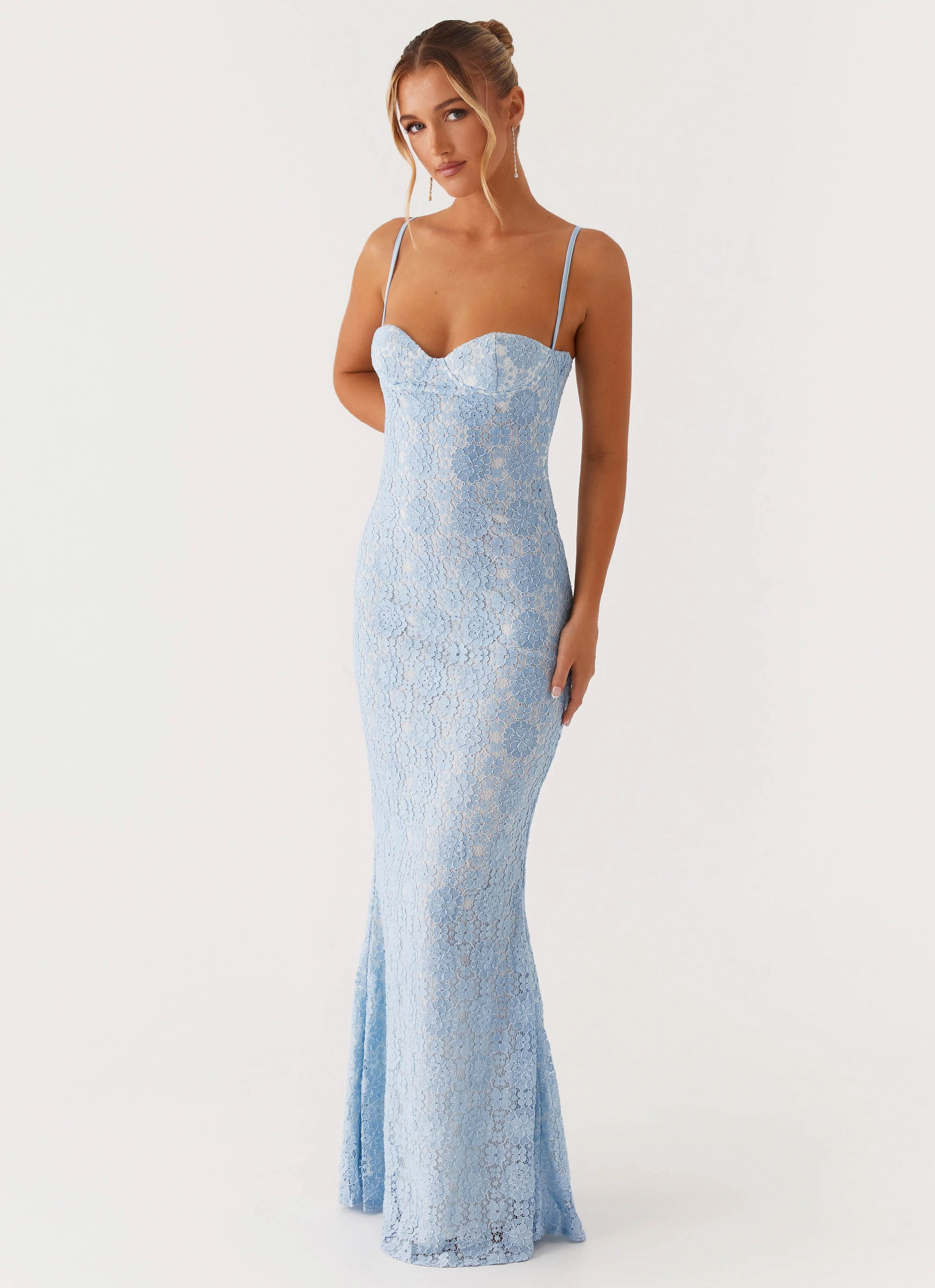 Sonia Maxi Dress - Blue Light Rhythm