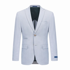 Crisp Layer Gino Vitale Men's Slim Fit Linen-Blend Blazer