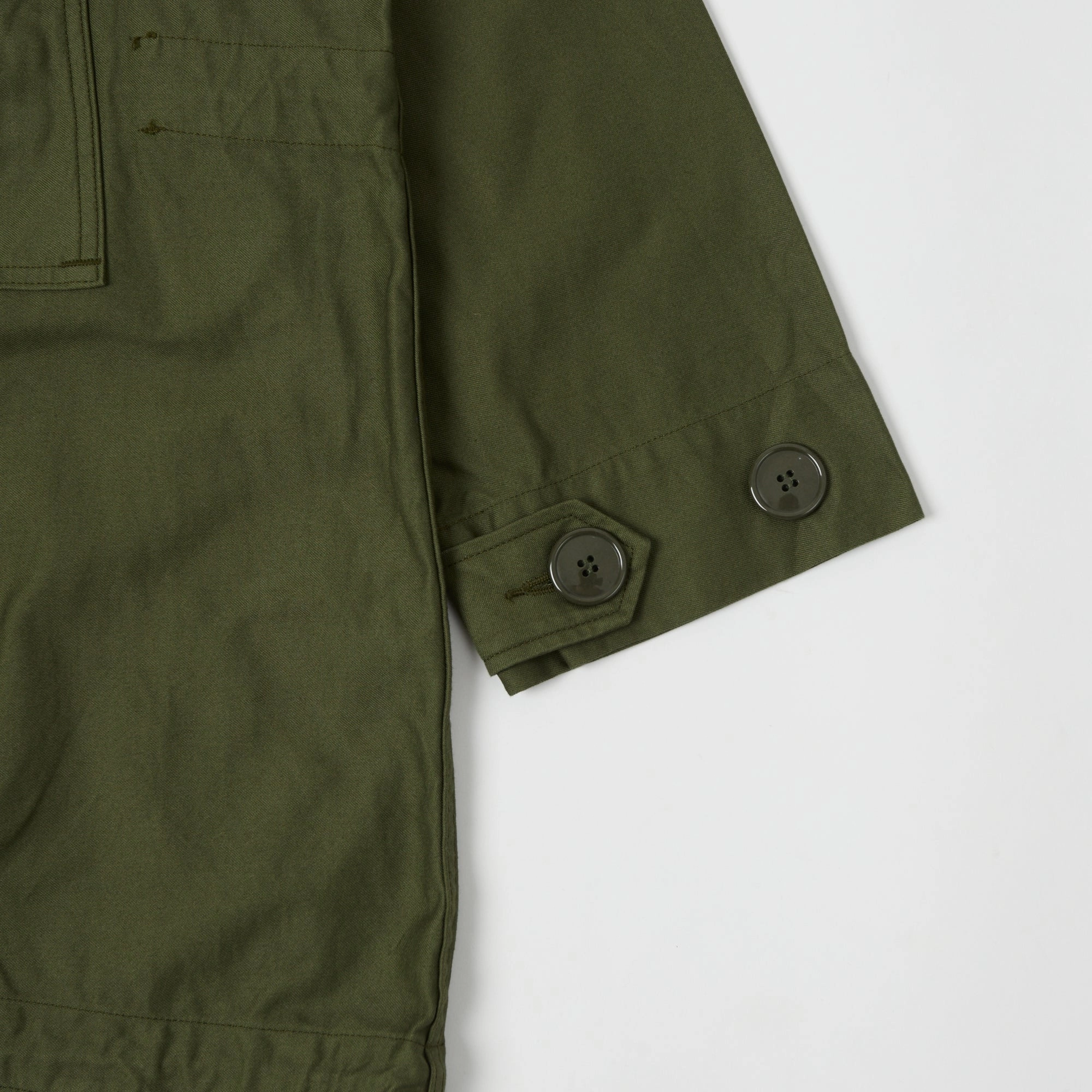 Announce Spellbound Canvas Smock Jacket - Army Green