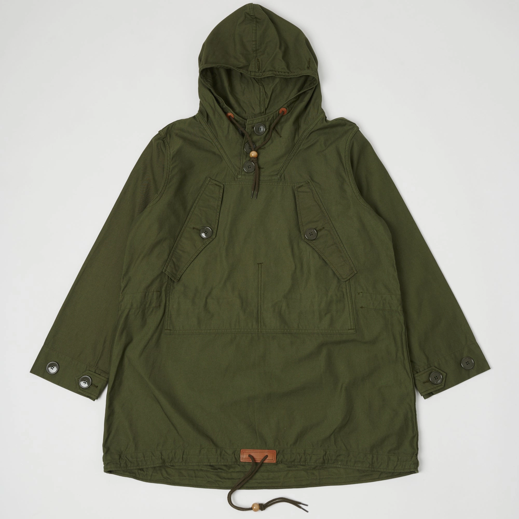 Spellbound Canvas Smock Jacket - Army Green Stylish Status