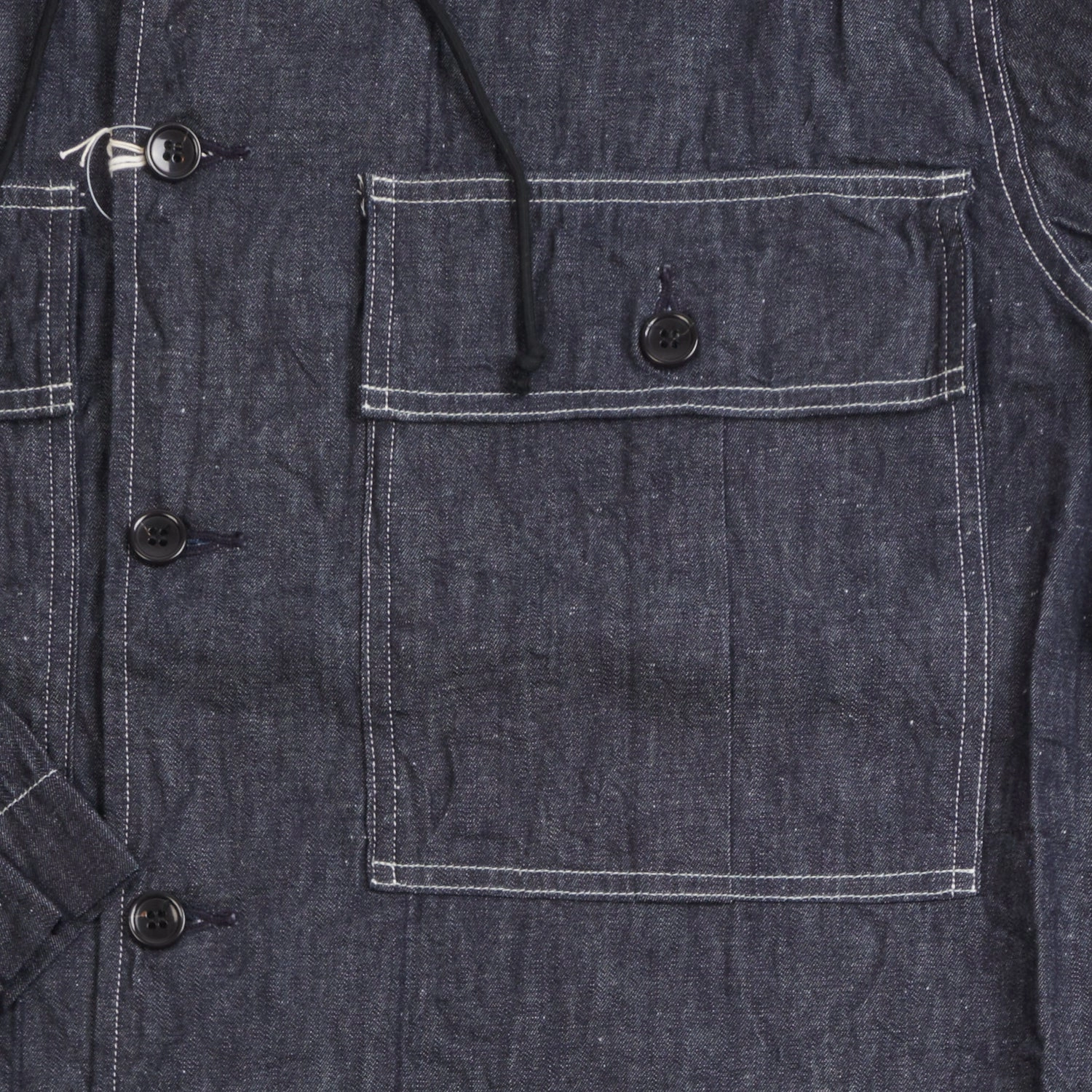 Spellbound Lightweight 6oz Denim Military Jacket - One Wash Model Equity