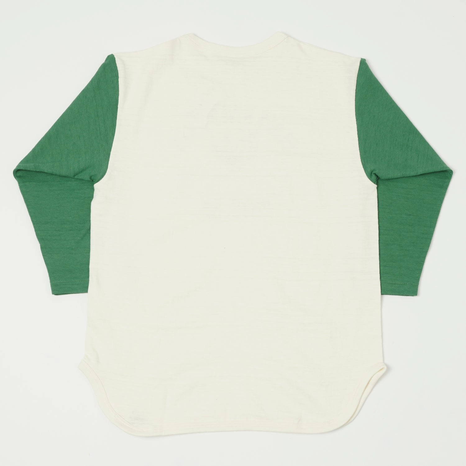 Versatile Comfort EthicalProduction Warehouse & Co 'Black River Tigers' 4800 Baseball T-Shirt - Cream/Green