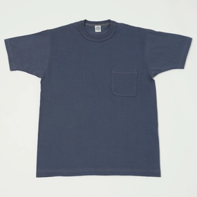 TOYS McCOY Pocket T-Shirt - Navy Plus Size Easy Style Wear