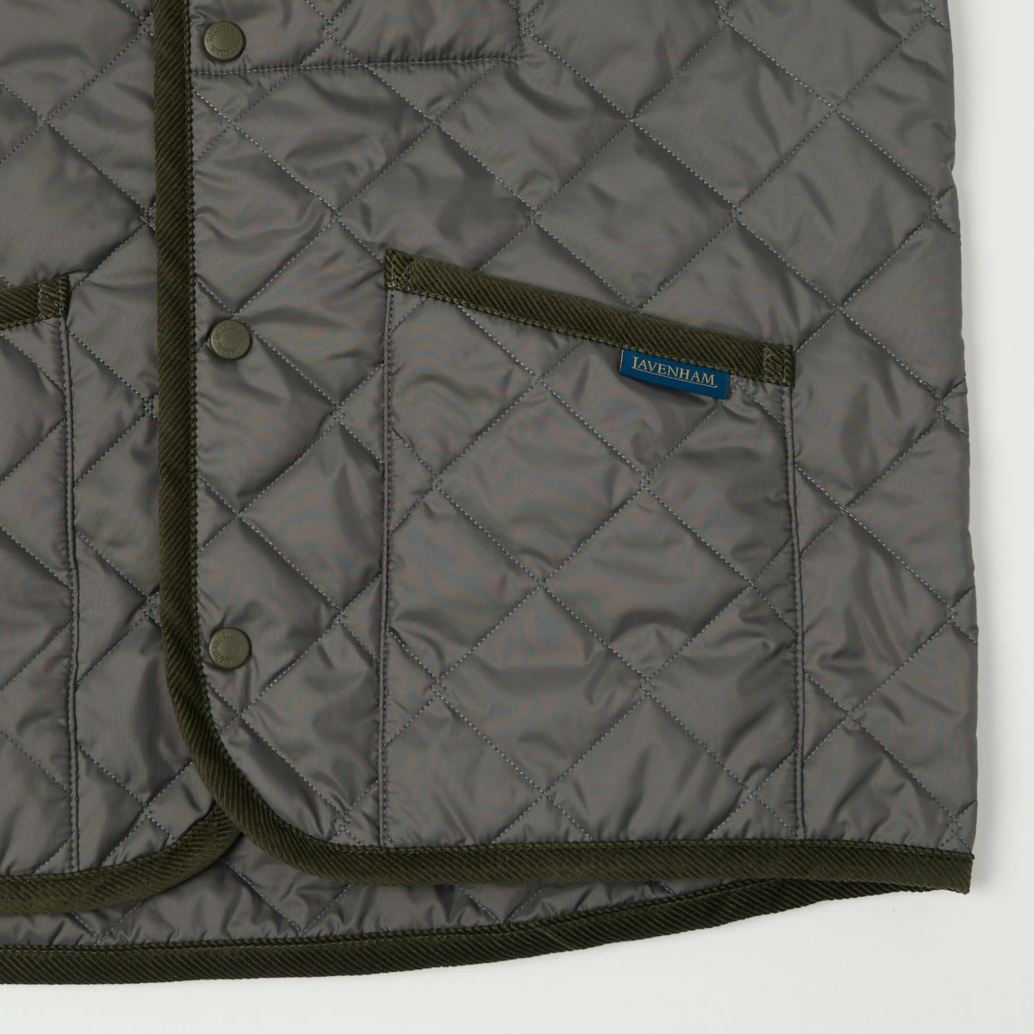 Lavenham Thornham Gilet - Regent Grey Durable Stitching